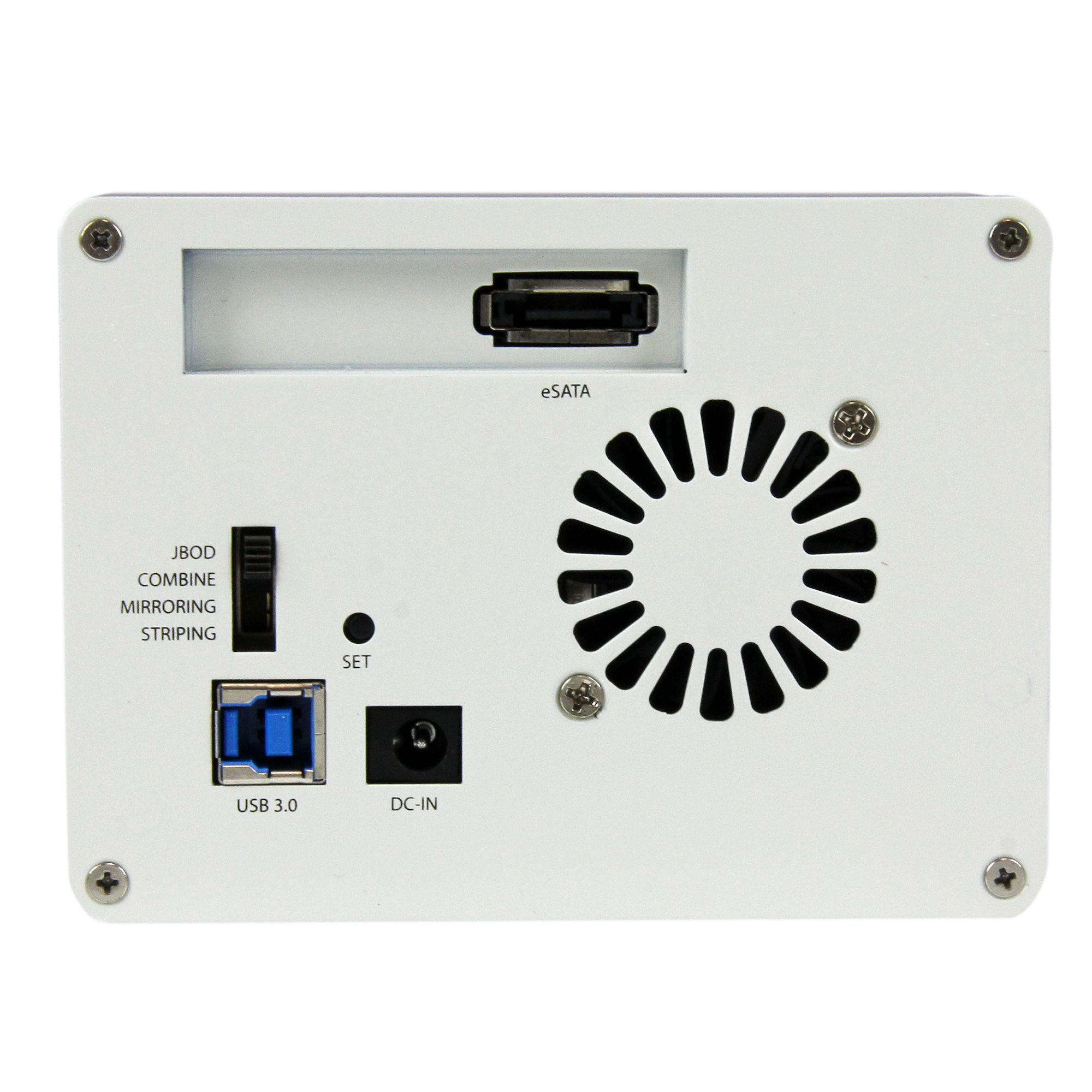 Dual Bay SATA Enclosure with RAID External Drive Enclosures