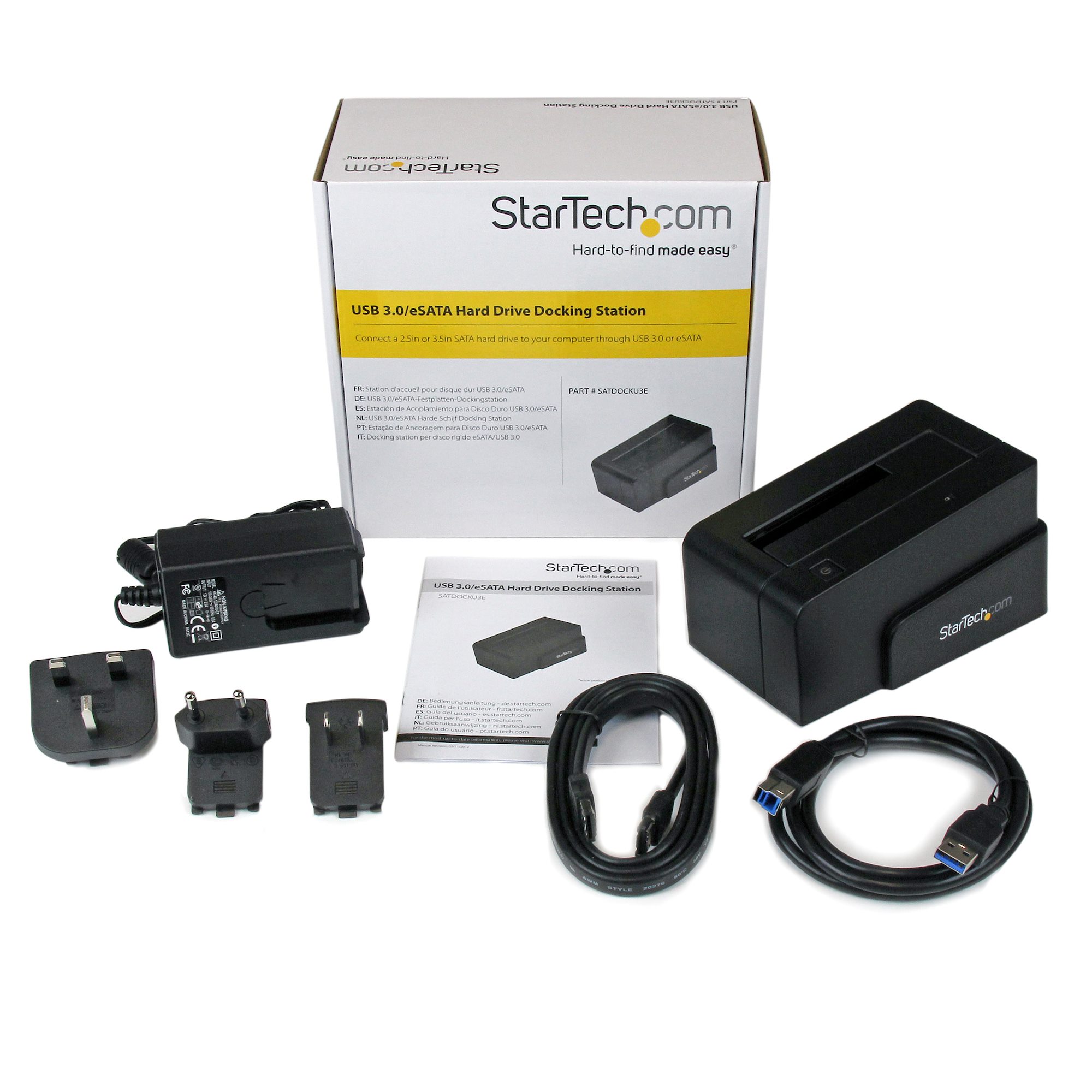 StarTech.com Station d'accueil double disque dur USB 3.0 / eSATA