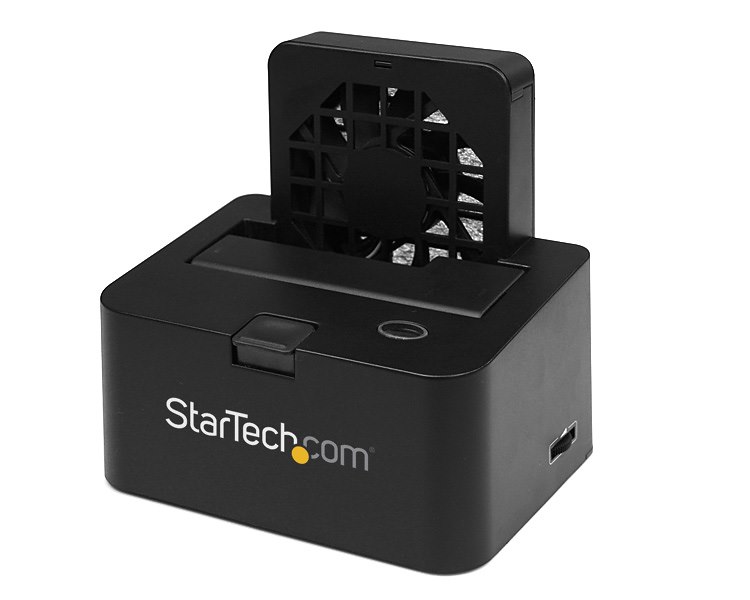 USB 3.0 eSATA HDD Docking Station Fan - HDD StarTech.com Europe