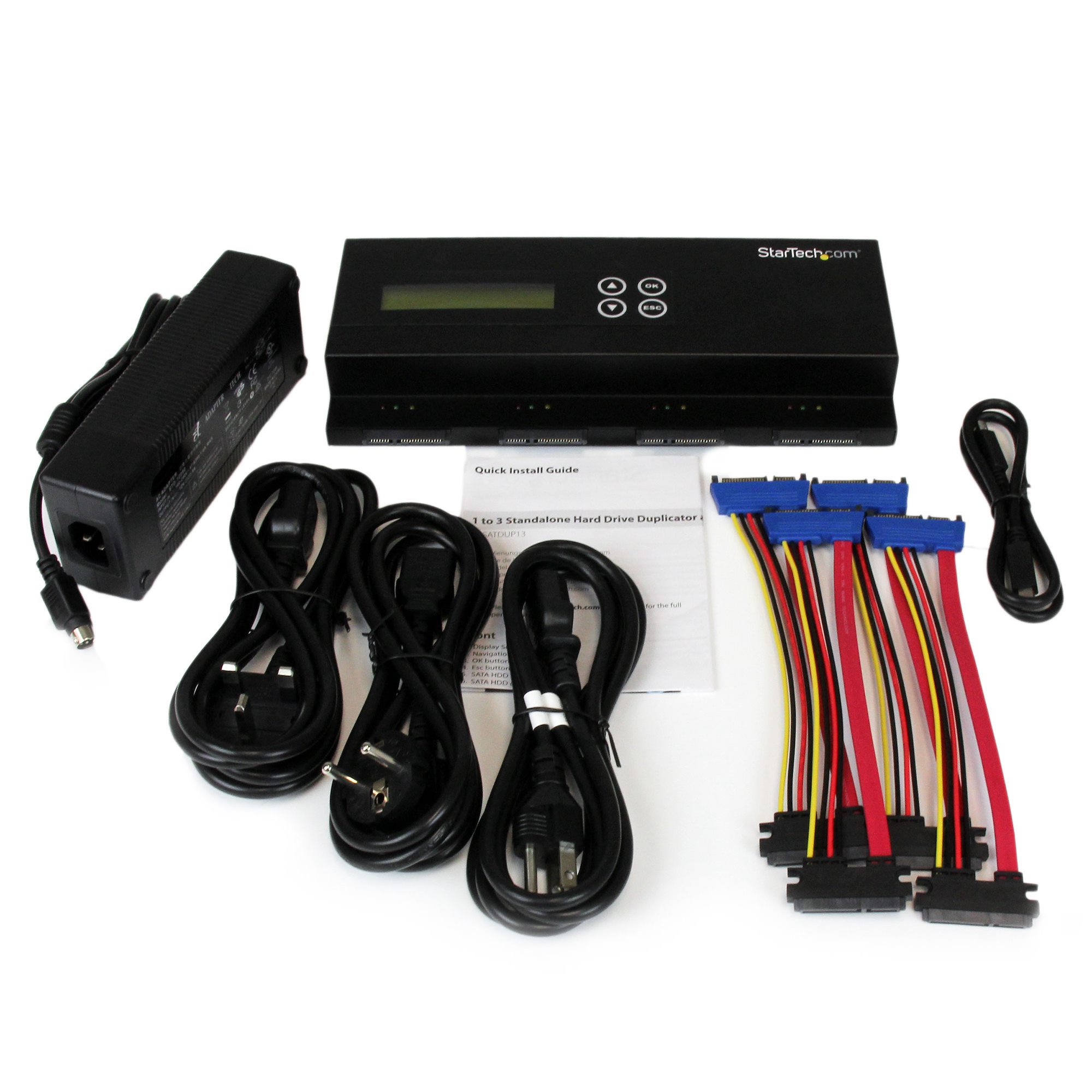 Duplicateur de Disque Dur à 2 Baies, Cloneur/Copieur Autonome USB 3.0 (5 Gbps