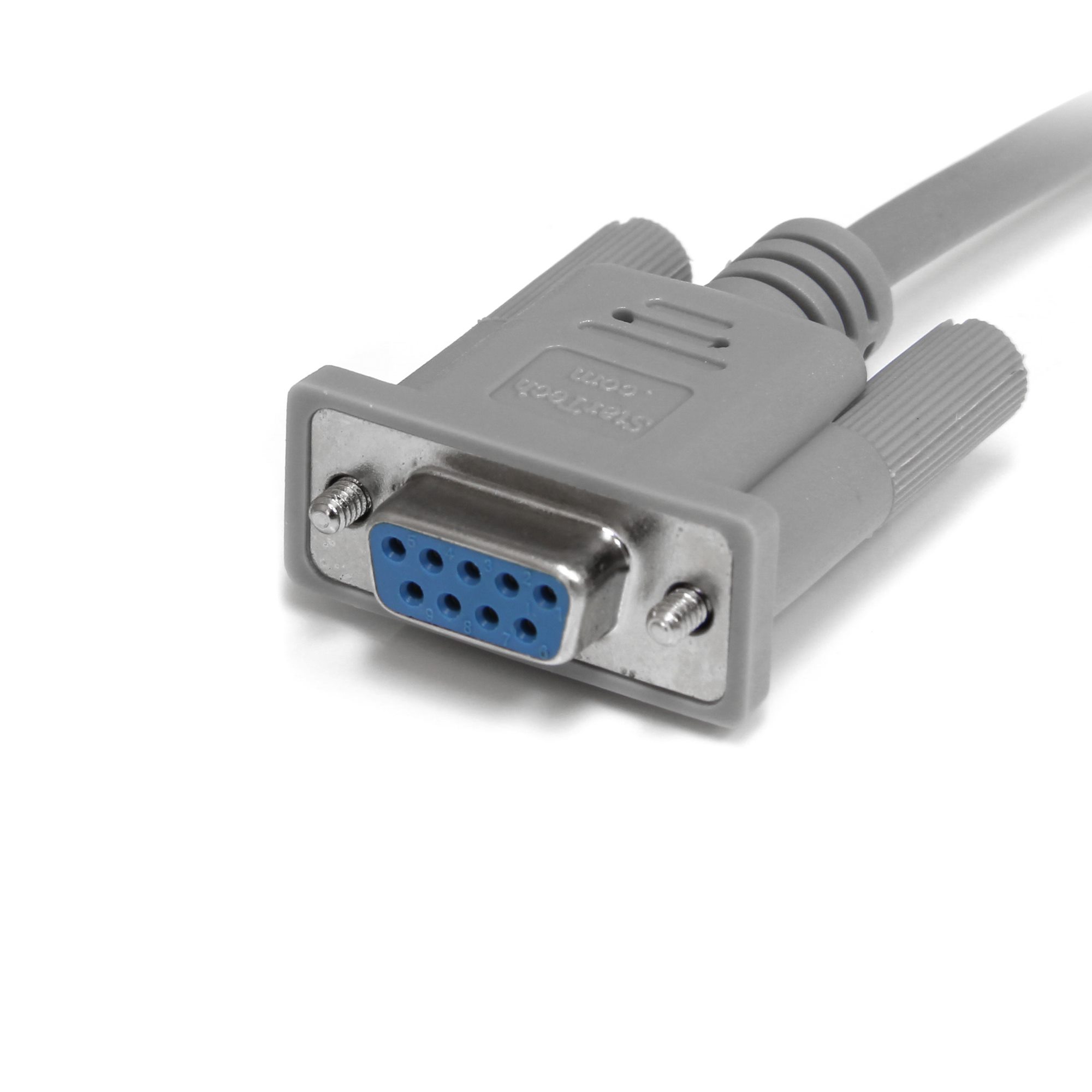 10 ft DB9 RS232 Serial Null Modem Cable F/M
