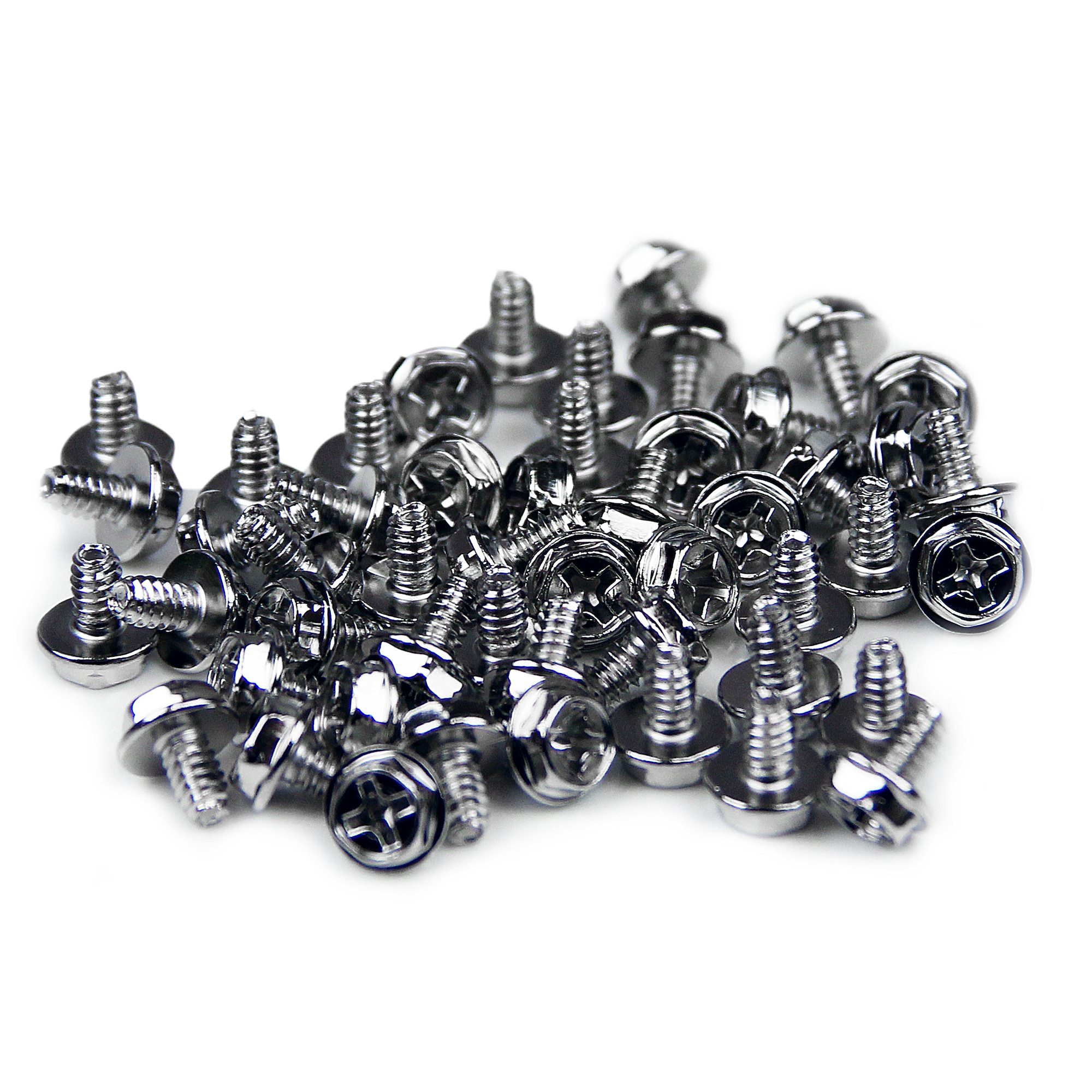 Replacement PC Mounting Screws #6-32 x 1/4in Long Standoff - 50 Pack