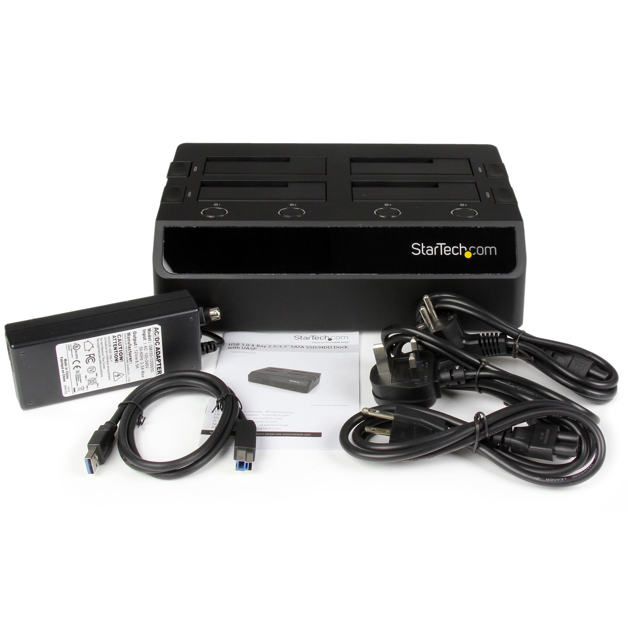 Startech : 4 BAY SATA HDD DOCKING STATION 2.5/3.5INCH SSD/HDD USB
