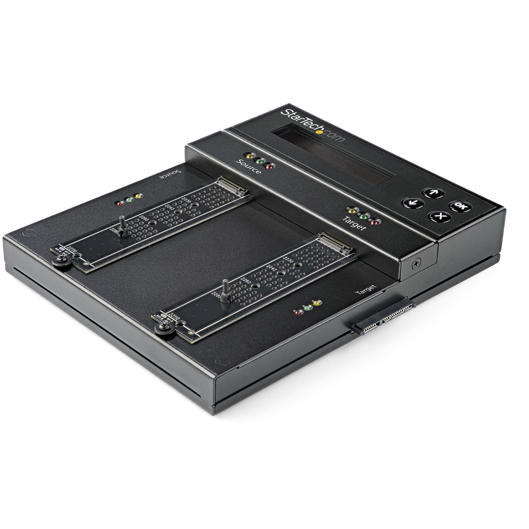 EZ Dupe 1 to 4 M.2 Duplicator - M.2 NVMe / M2 SATA NGFF (PCIe/ACHI NVMe) B  Key, M Key, B+M Key 2230 2242 2260 2280 Module Internal SSD Cloner Copier