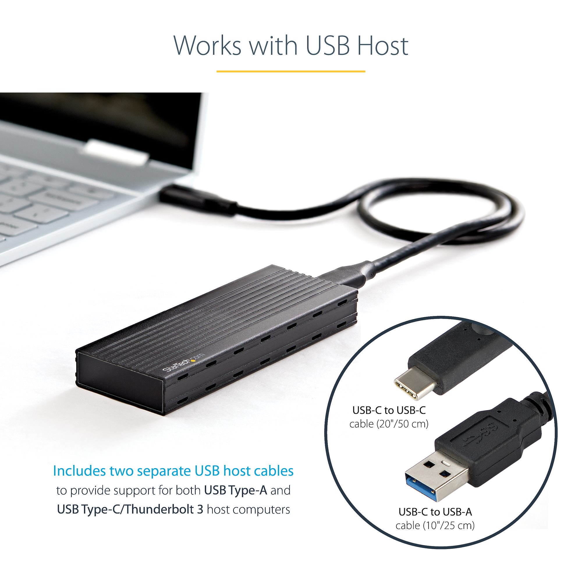 UGREEN Boîtier M.2 SSD NVMe USB 3.2 Gen 2 10 Gbps Adaptateur NVMe SSD M.2  2230 2242 2260 2280, 2 Câbles USB A vers USB C et USB C vers USB C Inclus  Supporte UASP : : Informatique