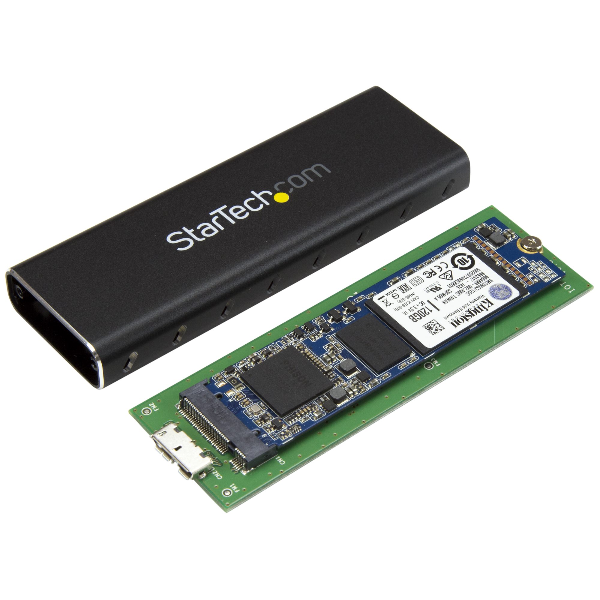 M.2 SSD Enclosure for M.2 SATA SSDs - USB 3.0 (5Gbps) with UASP