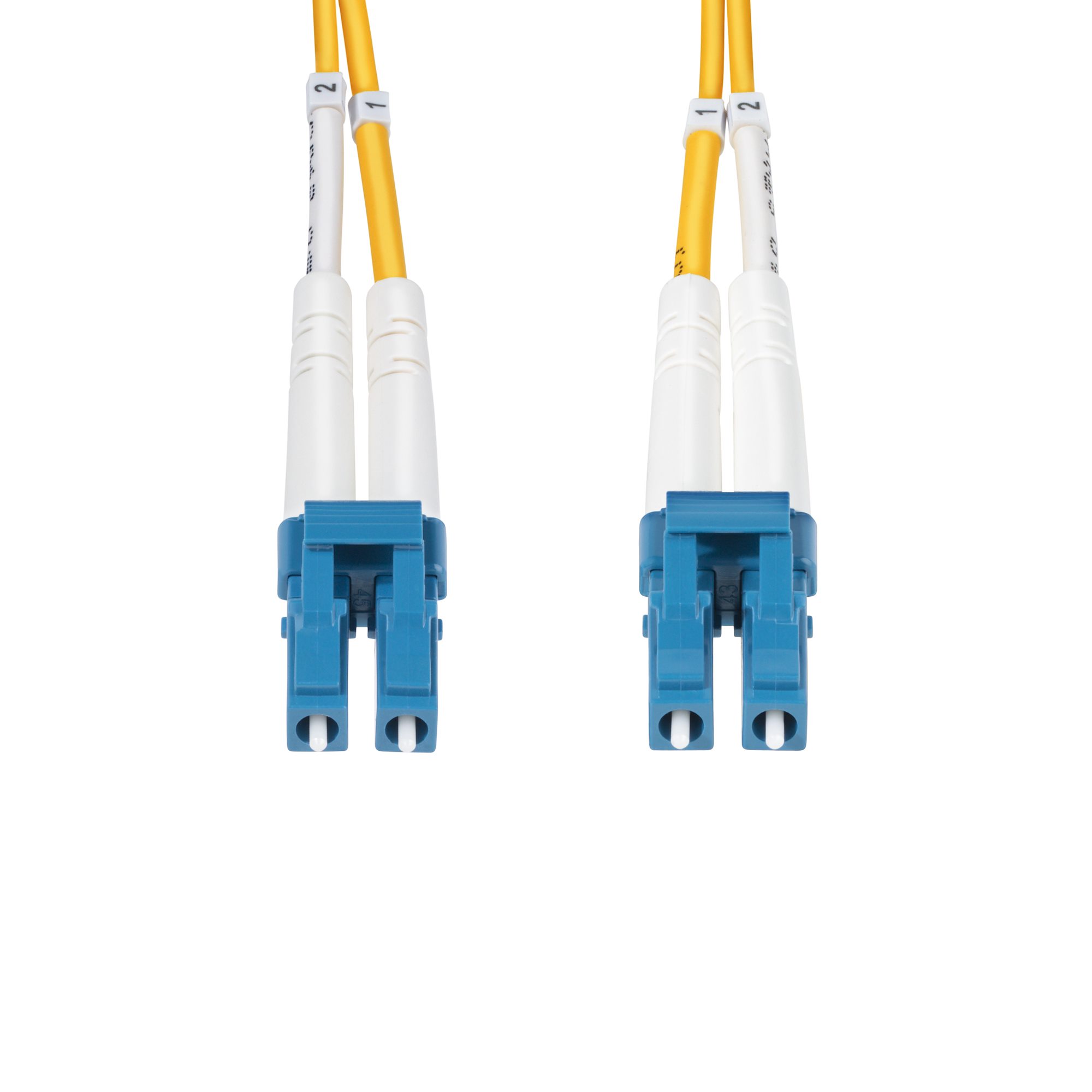25m (82ft) LC to LC (UPC) OS2 Single Mode Duplex Fiber Optic Cable,  9/125µm, 100G, Bend Insensitive, Low Insertion Loss, LSZH Fiber Patch Cord