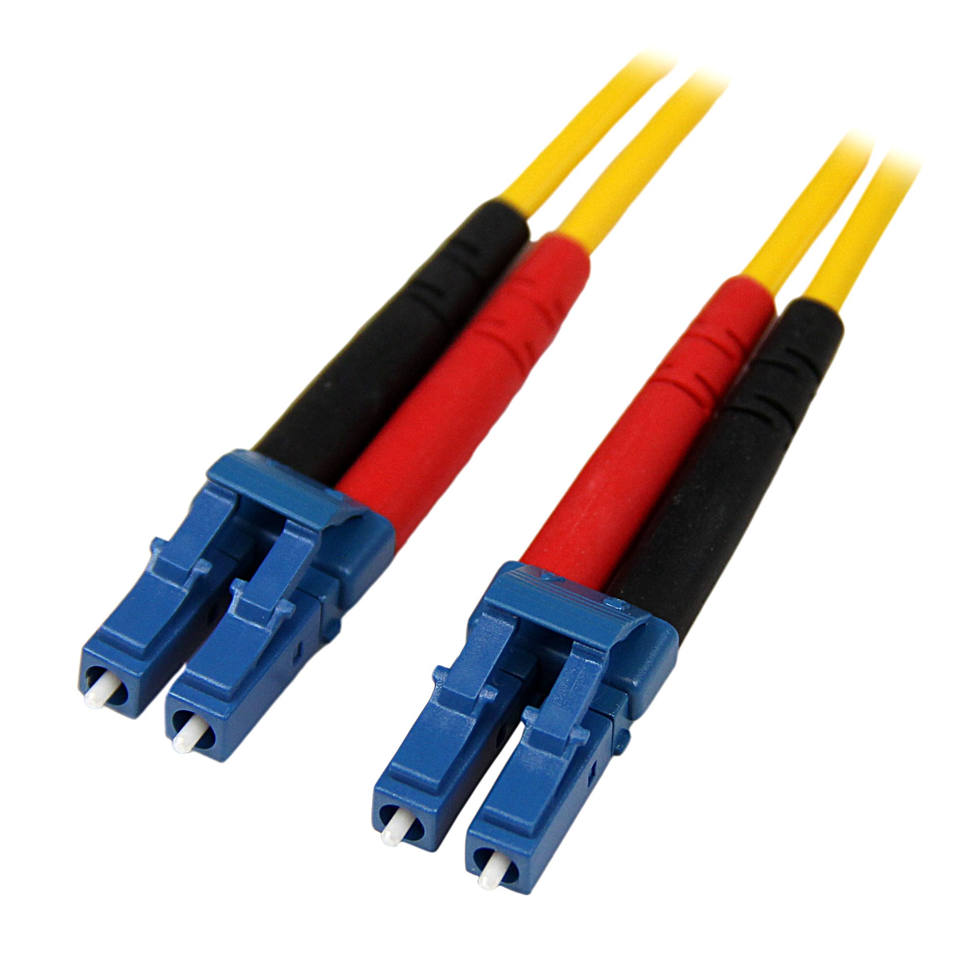 Lot of 10 1M LC-LC simplex 9/125 Singlemode Fiber Optic Patch Cable 5790 