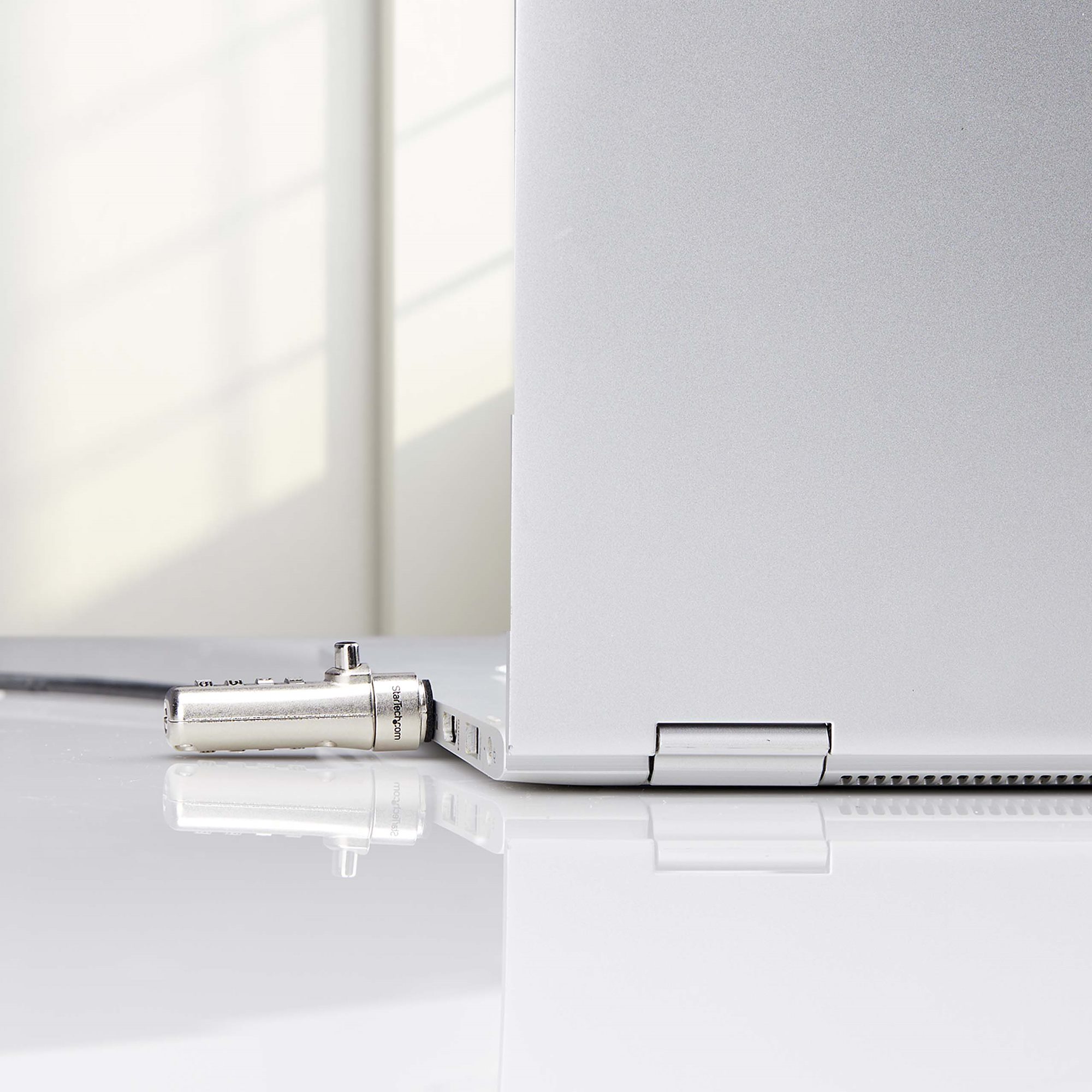 Secure your laptop, docking station, or other peripherals with