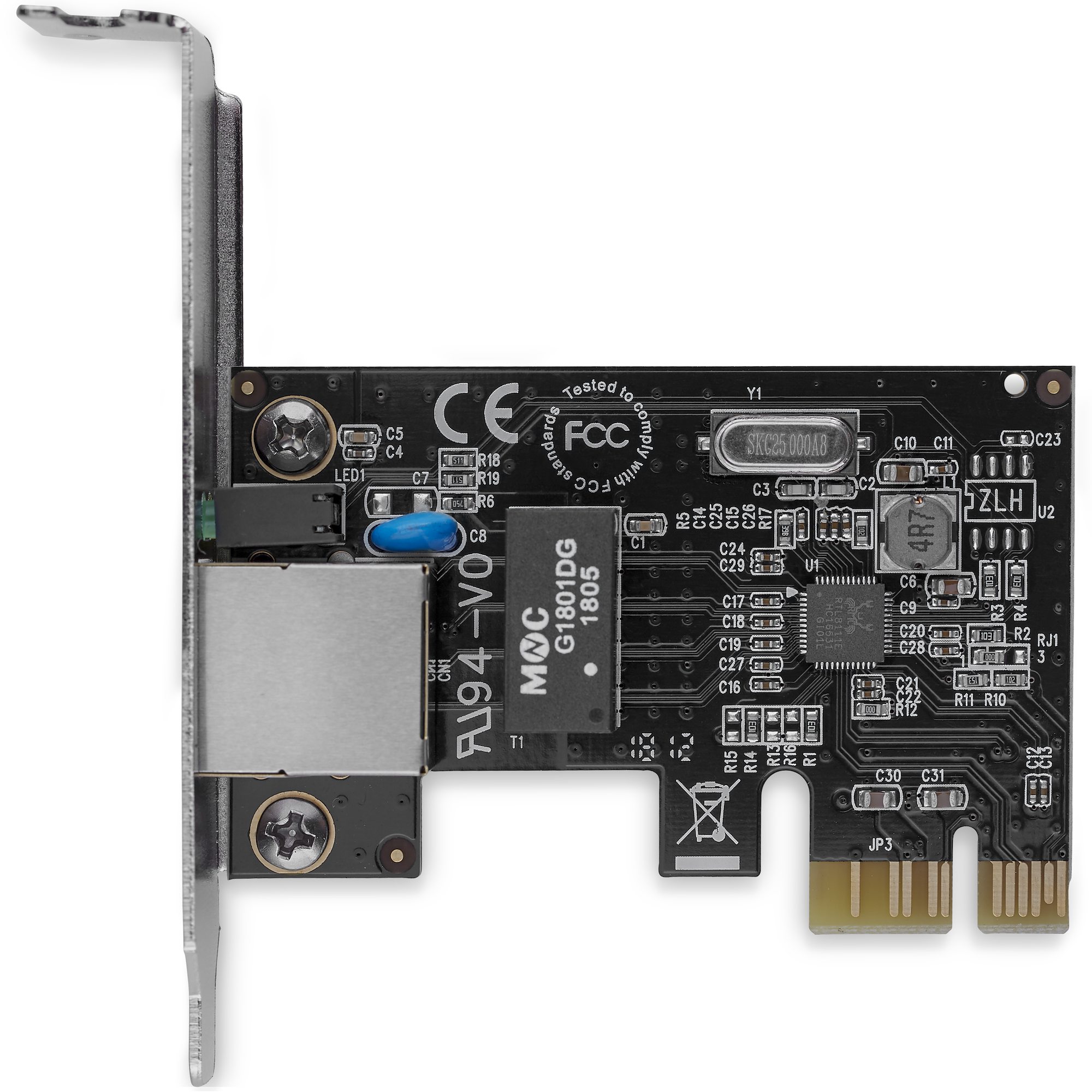 Add a 10/100/1000Mbps Ethernet port to any PC through a PCI