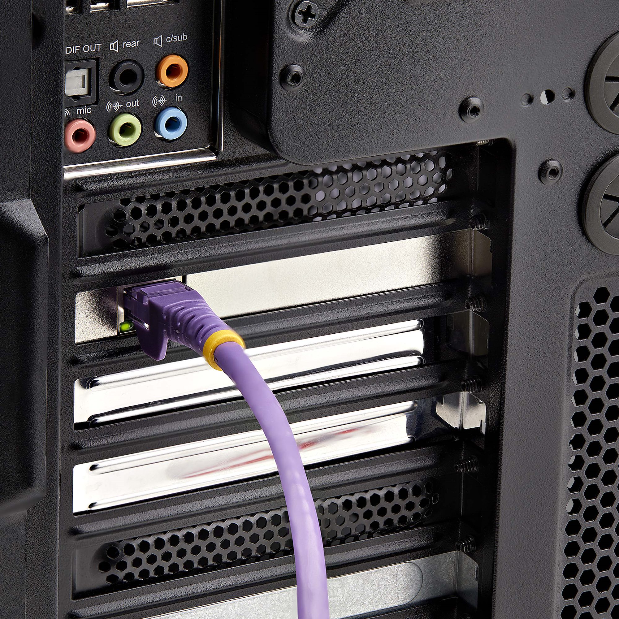 Add a 10/100/1000Mbps Ethernet port to any PC through a PCI