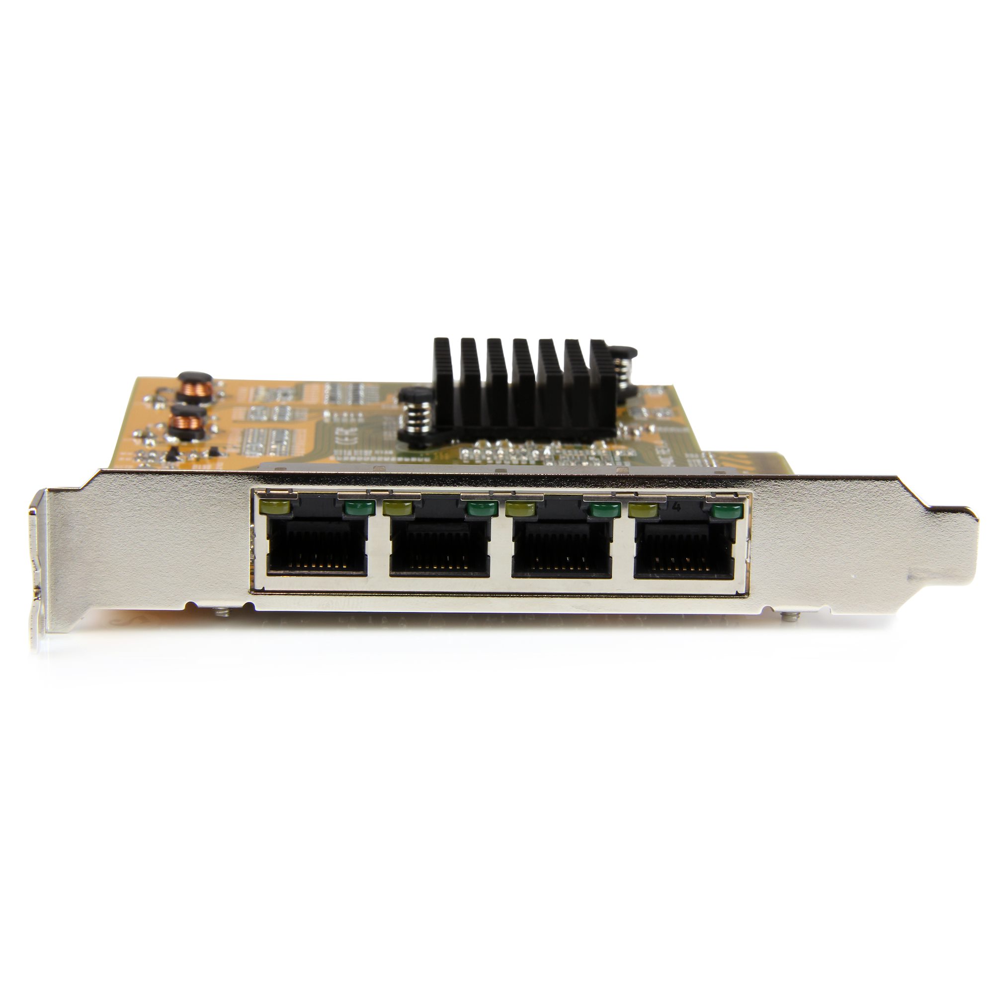 ギガビットイーサネット4ポート増設PCIe対応ネットワークLANアダプタカード