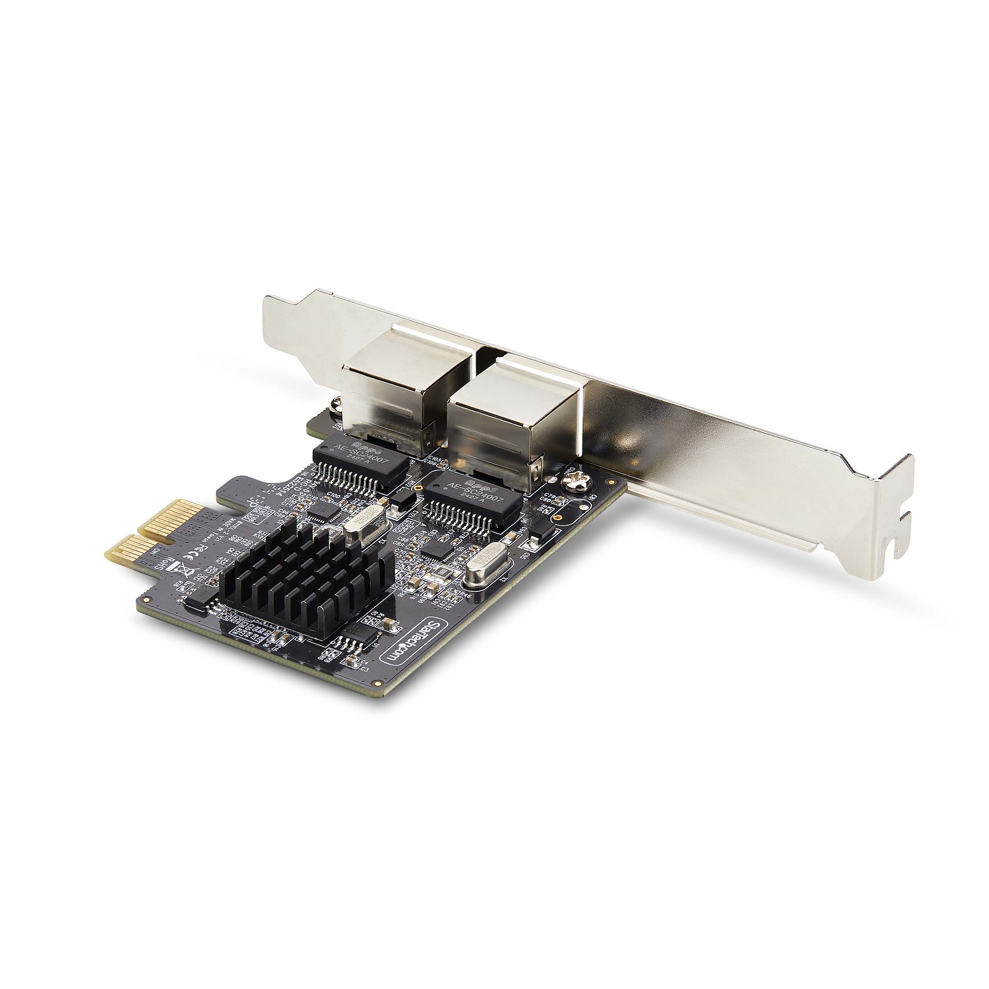 2-Port Gigabit PCIe Network Adapter Card, 10/100/1000Mbps PCI