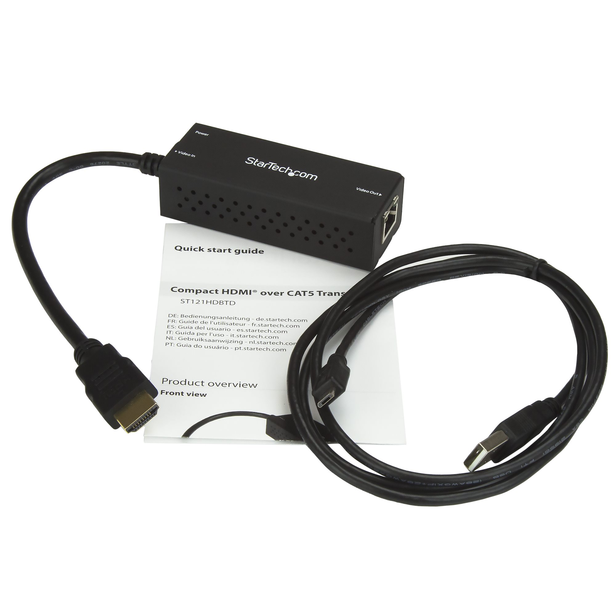 HDBaseT対応コンパクトHDMIエクステンダー／USBパワー／4K - HDMI