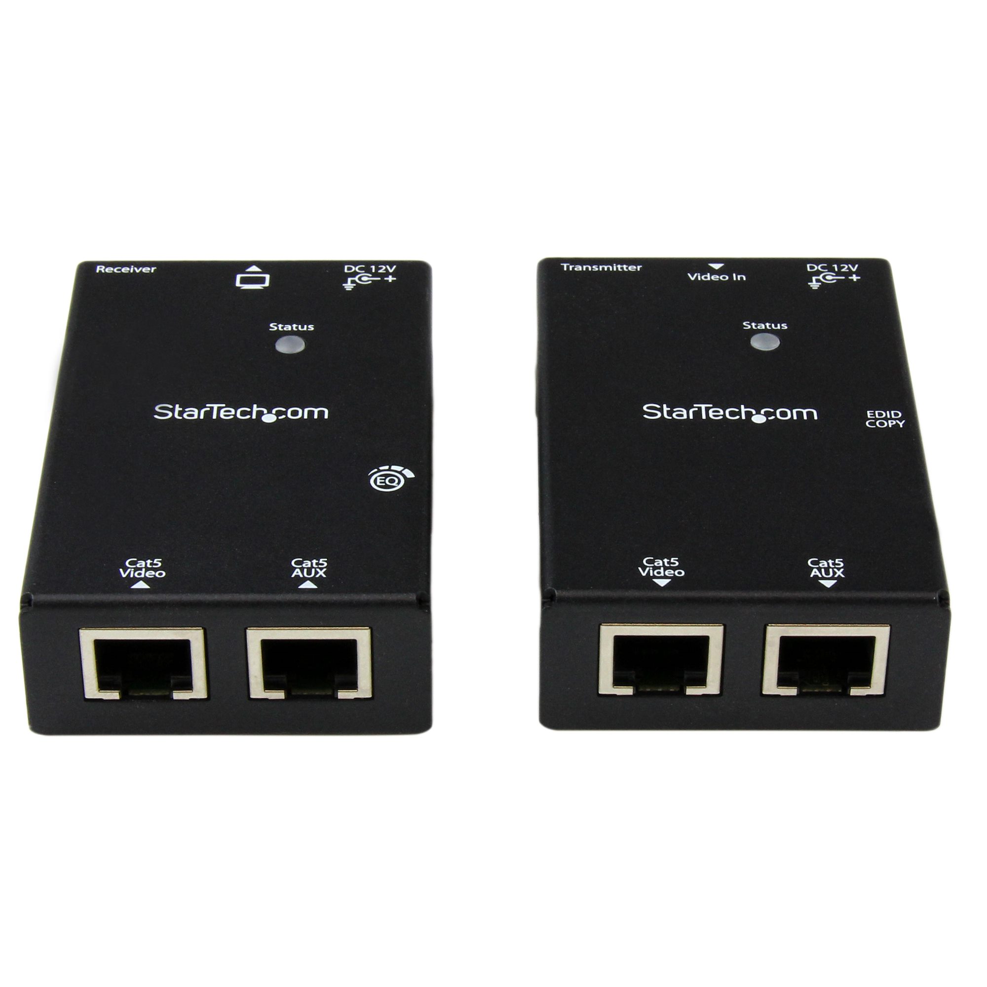 HDMI to RJ45 Network HDMI Repeater, 2 PCS HDMI Extender Transmitter and  Receiver Network RJ45 Over Cat 5e / 6 1080p with Built-in Thunder  Protection