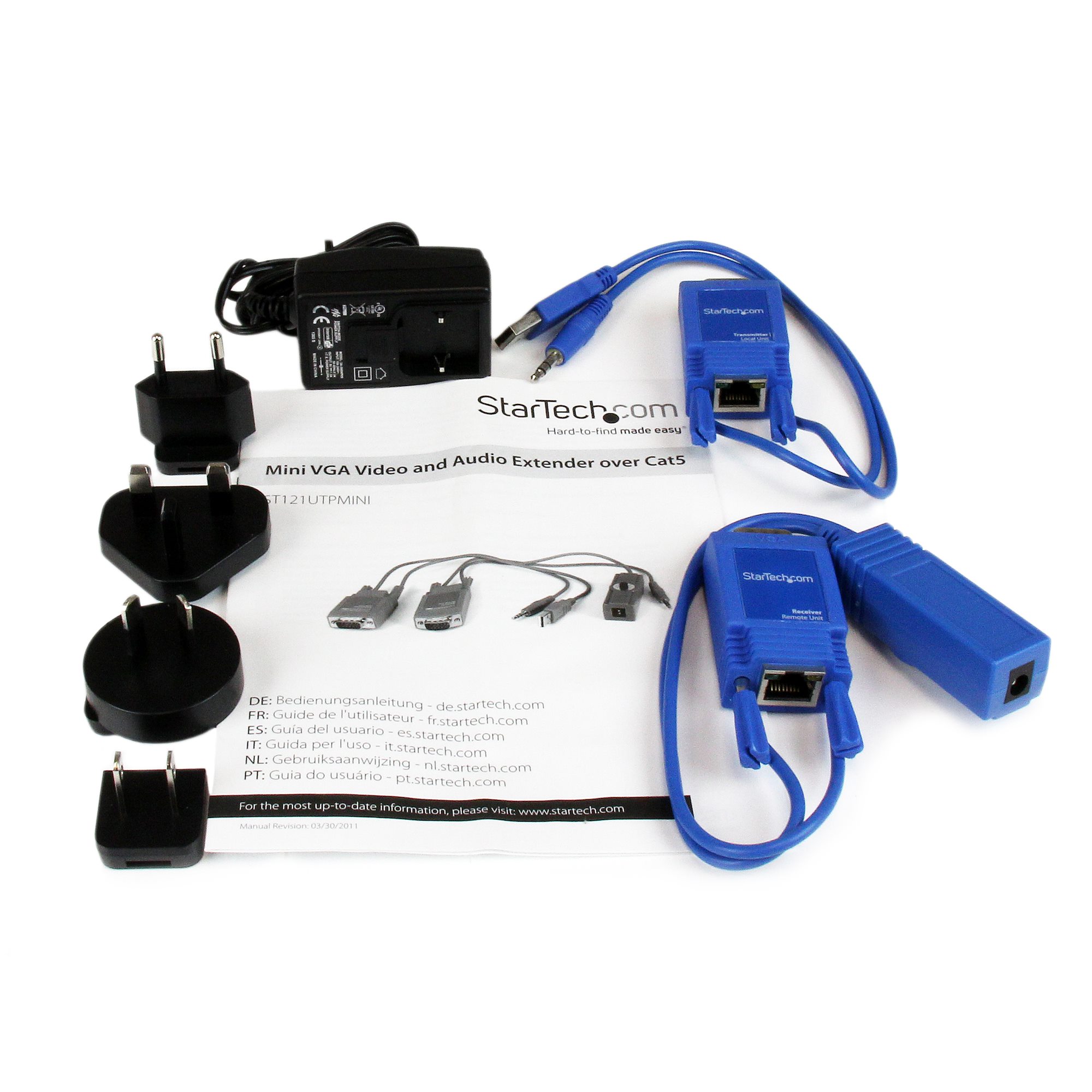 StarTech.com Cat5対応VGAビデオエクステンダ UTPEシリーズ ST121UTPEP wyw801m Amazon.com: StarTech.com VGA Over CAT5 Extender – 250 ft