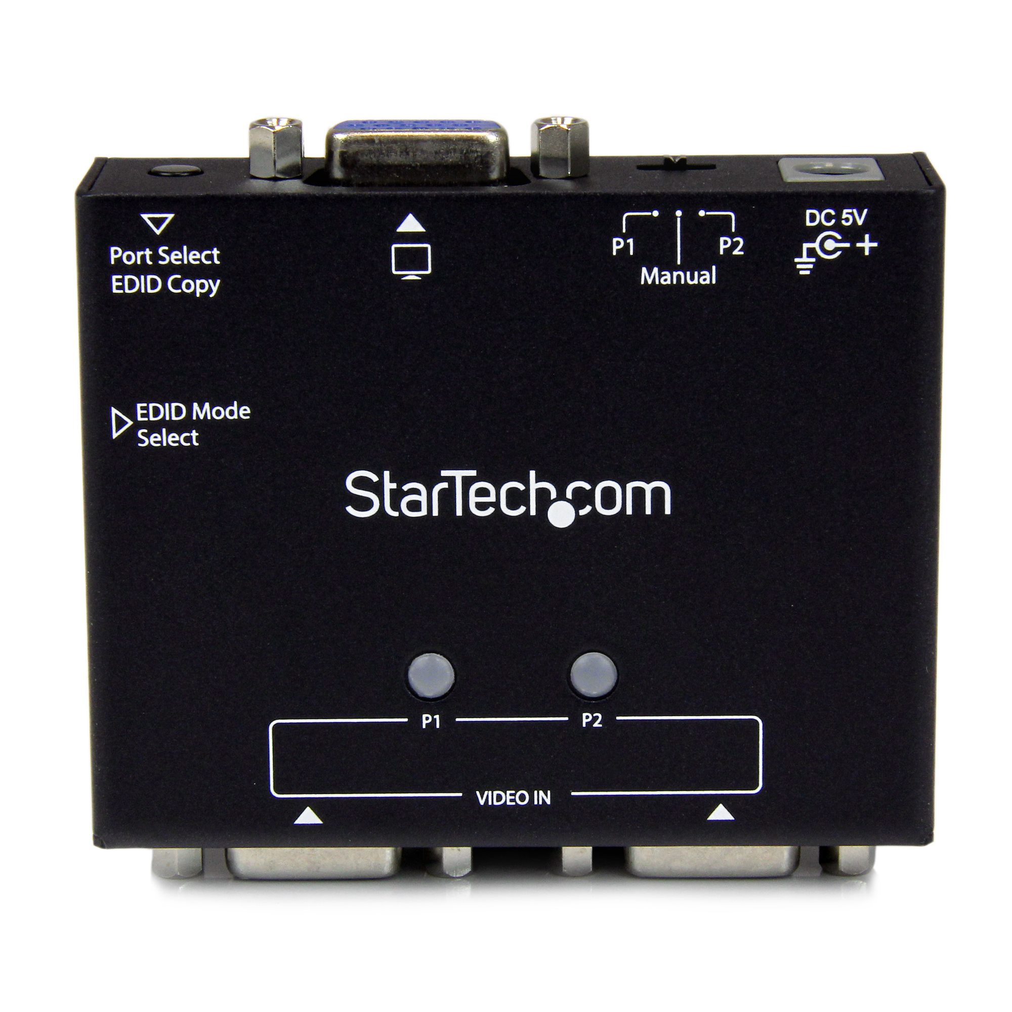 Switch KVM VGA A 2 Porte – Selettore Per Monitor E Proiettore, 1920x1080, Plug And Play