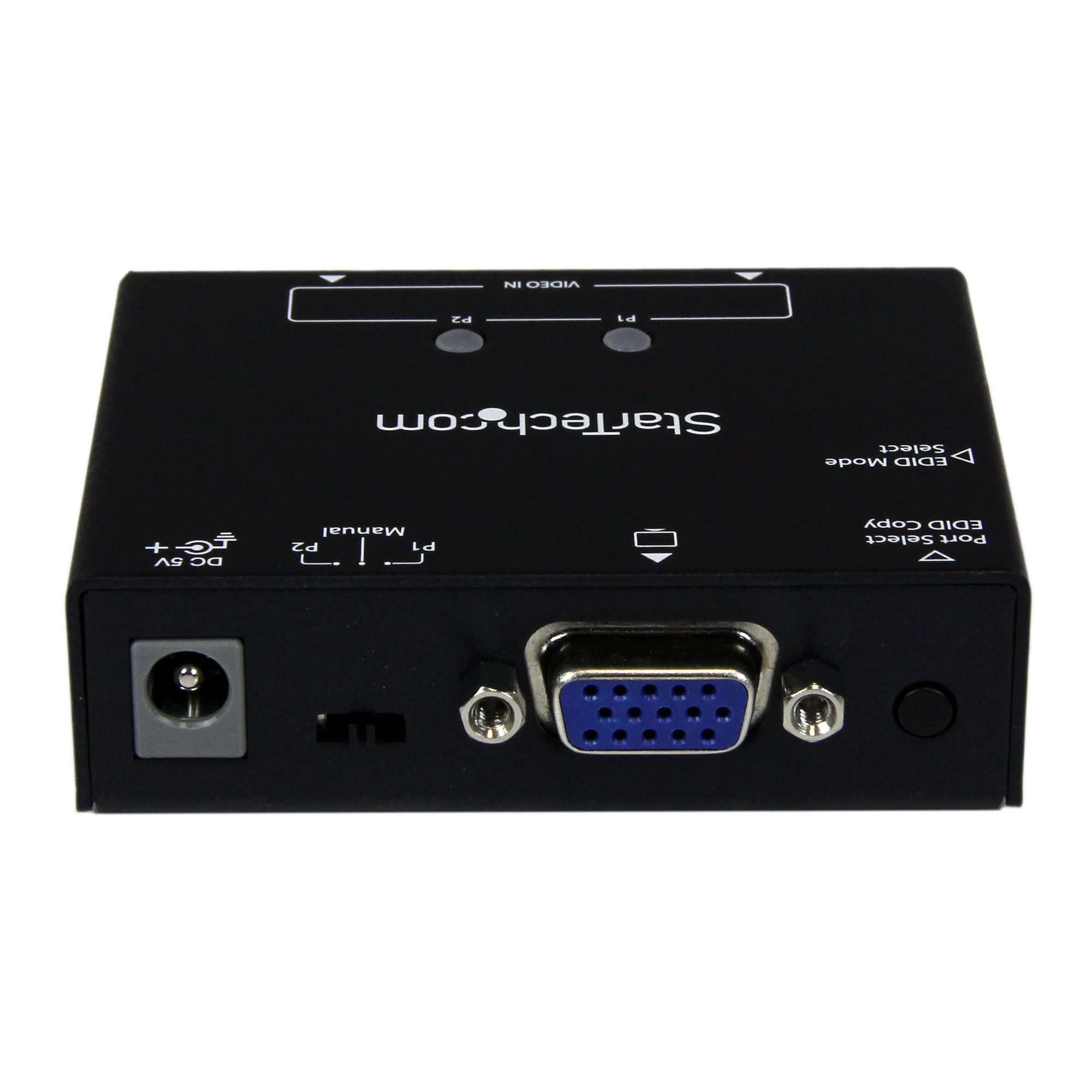 2-Port VGA Auto Switch Box w/ Switching - Video Switchers