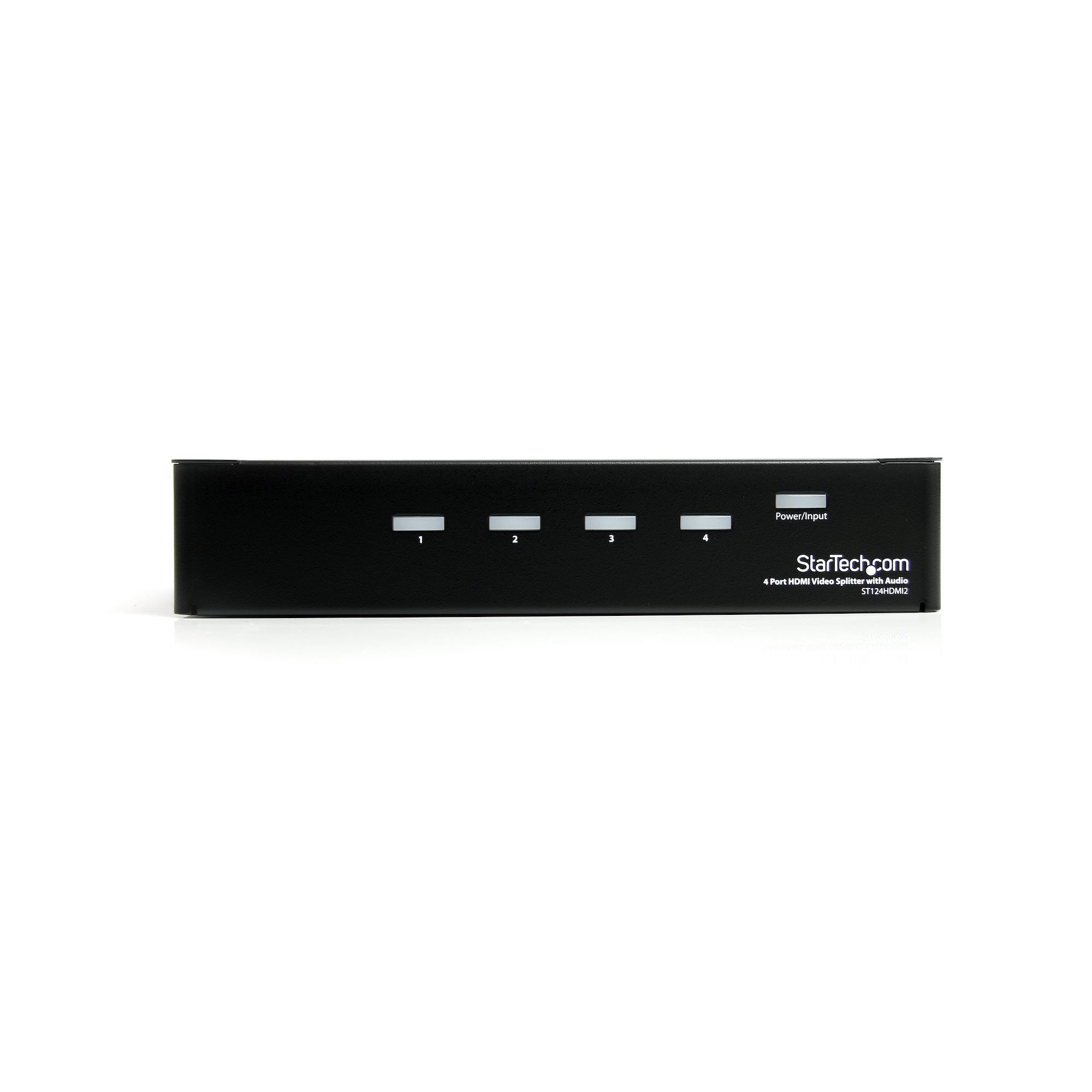 4出力対応HDMIスプリッター分配器 3.5mmステレオオーディオ対応 1080p/1920x1200 ST124 