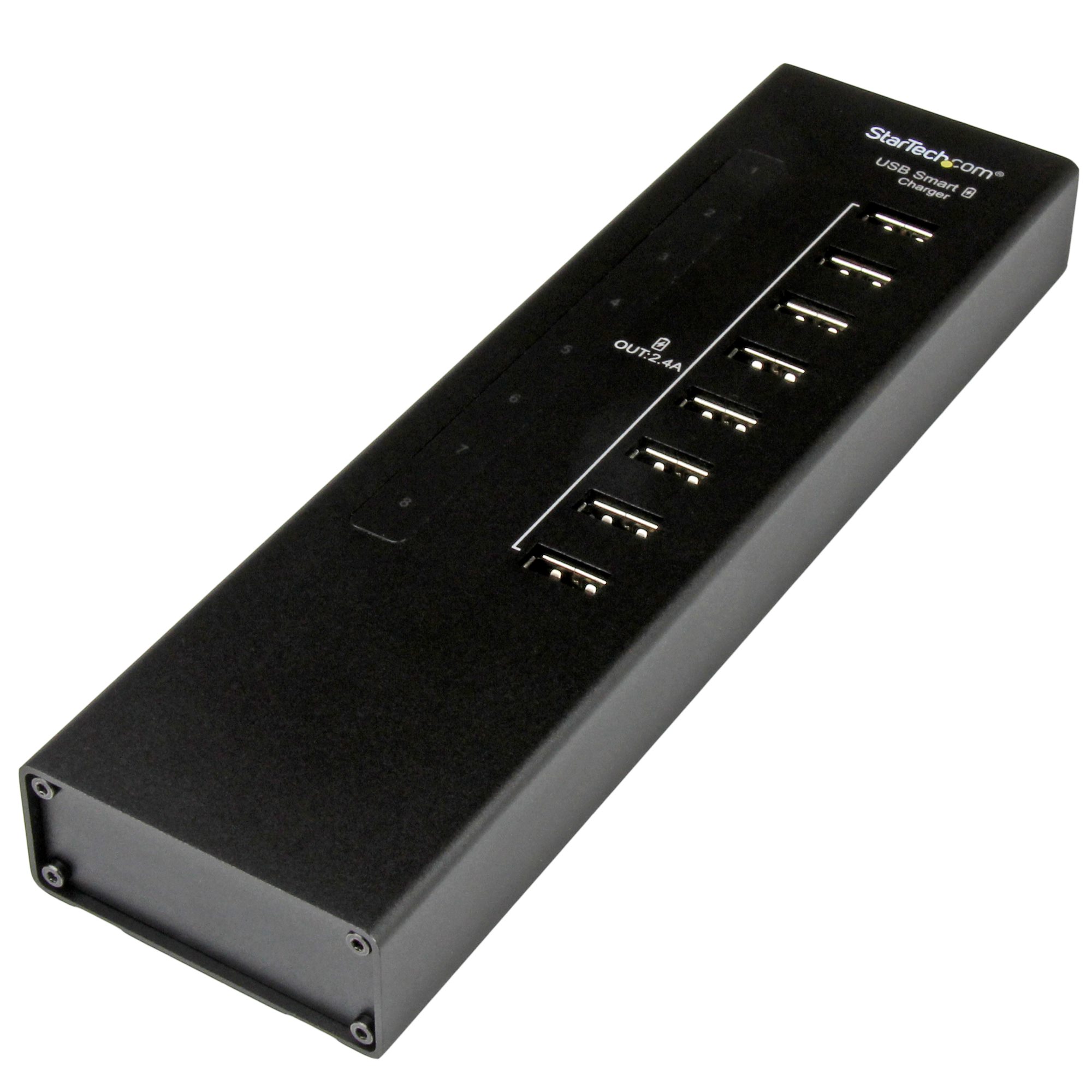 8-Port USB Charging Station 96W/19.2A Adapters (USB | StarTech.com