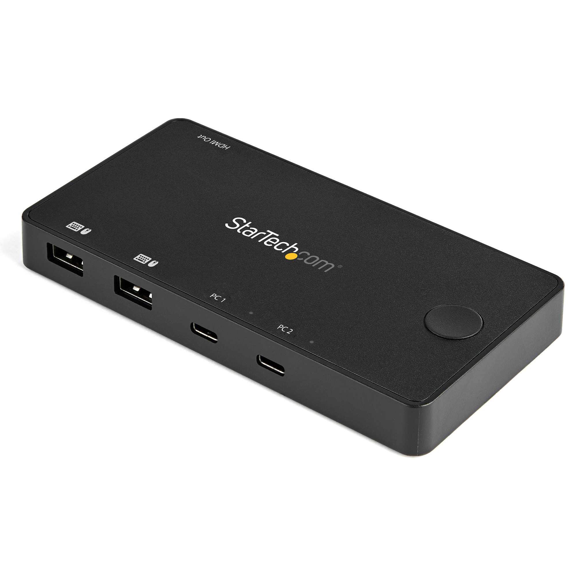 Desktop KVM Switch 2 Port VGA USB 3.0 Hub with Audio 