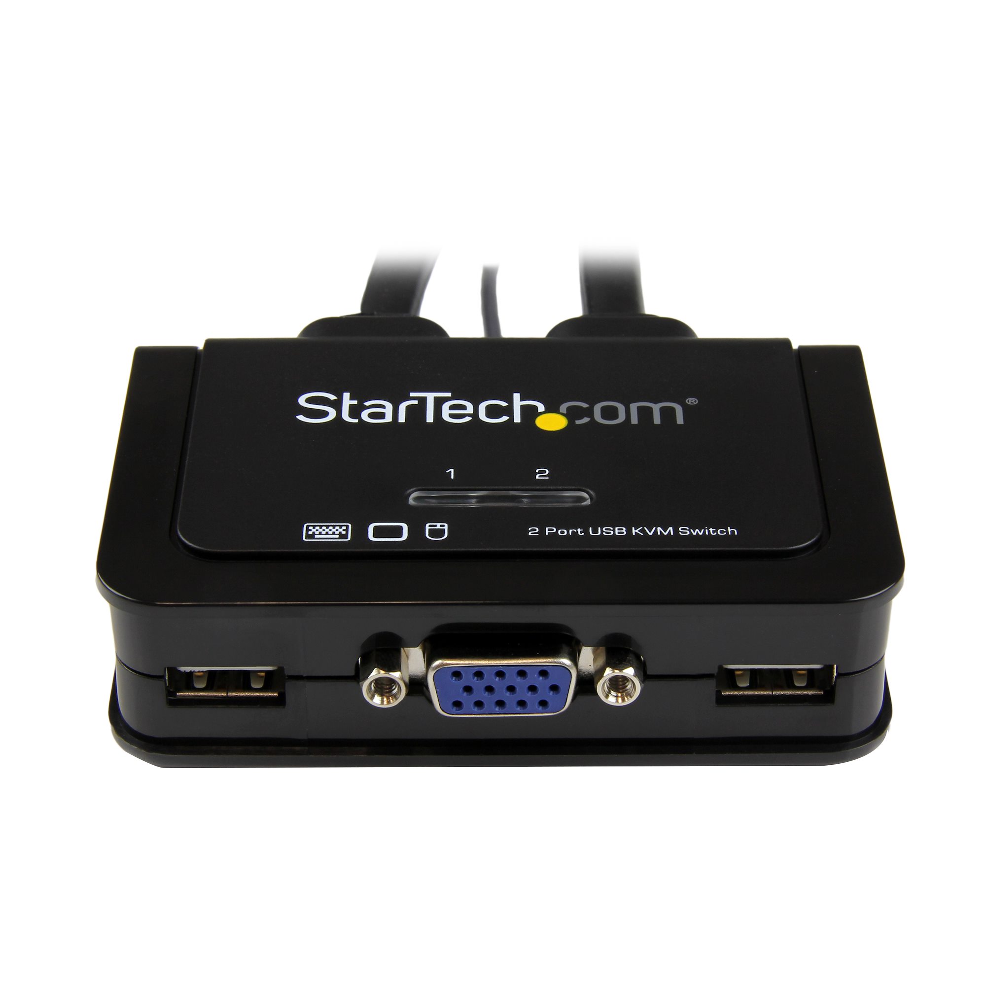 StarTech.com Kit commutateur KVM USB VGA à 2 ports avec audio et câbles -  ref: SV211KUSB Concentrateurs & Commutateurs Disponible