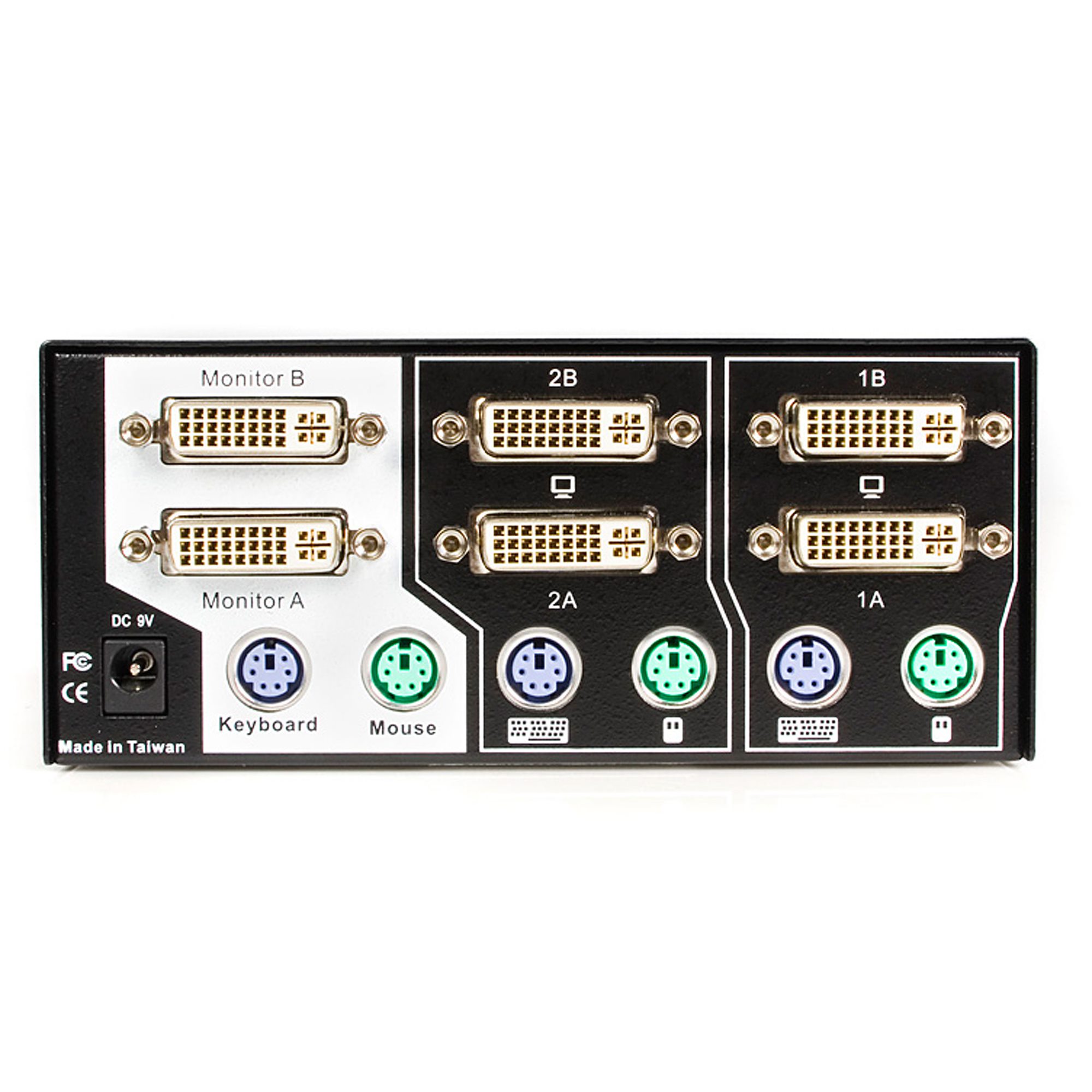 2 Port DVI Dual Monitor KVM Switch KVM Switches