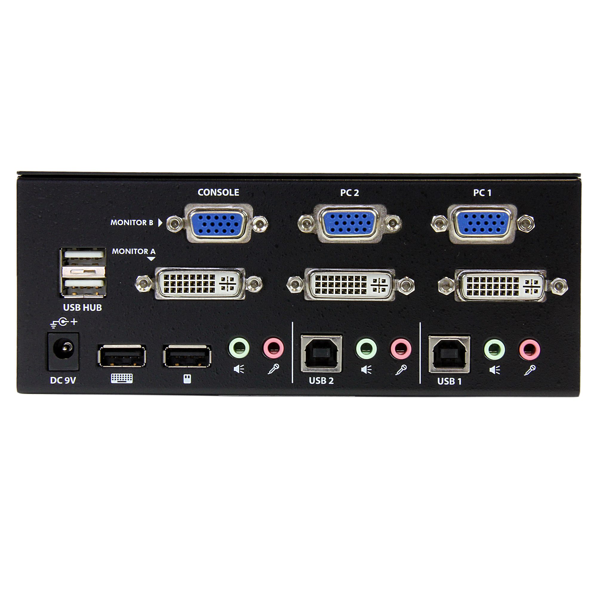 2 Port DVI VGA Dual Monitor KVM Switch - KVM Switches | Server