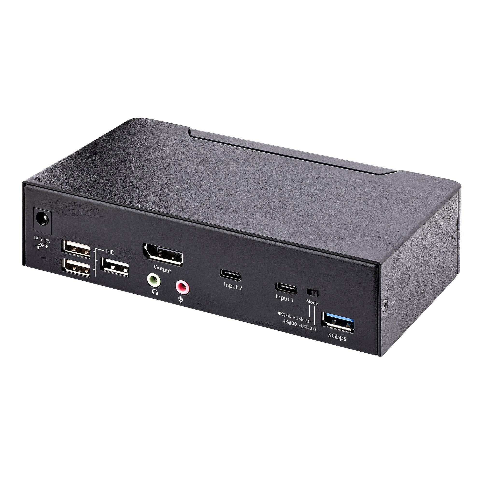 Commutateur KVM 4K HDMI USB-C à 2 ports avec passage d