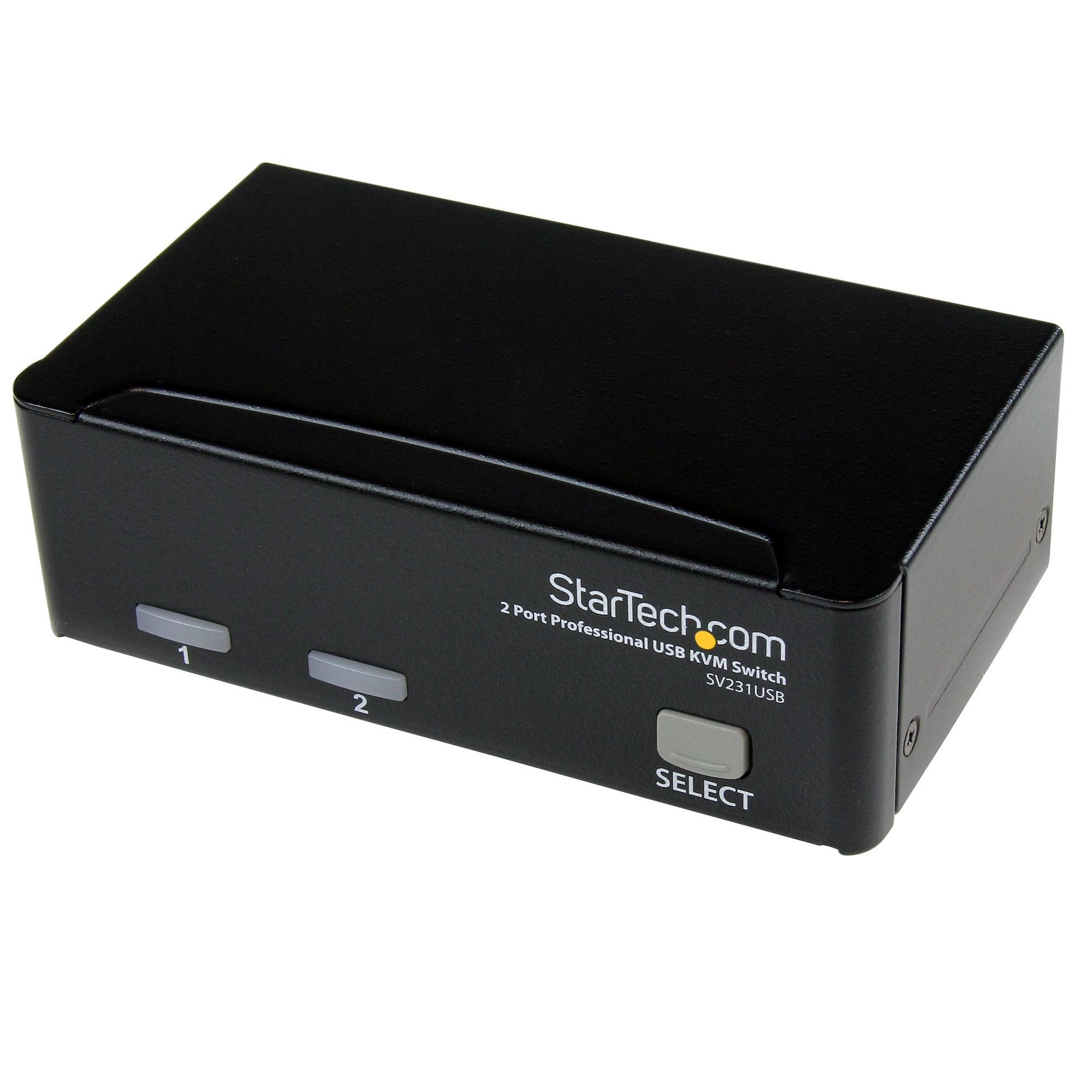 2 Puertos vídeo VGA/USB Conmutador Switch Profesional KVM Color Negro StarTech.com SV231USBGB 