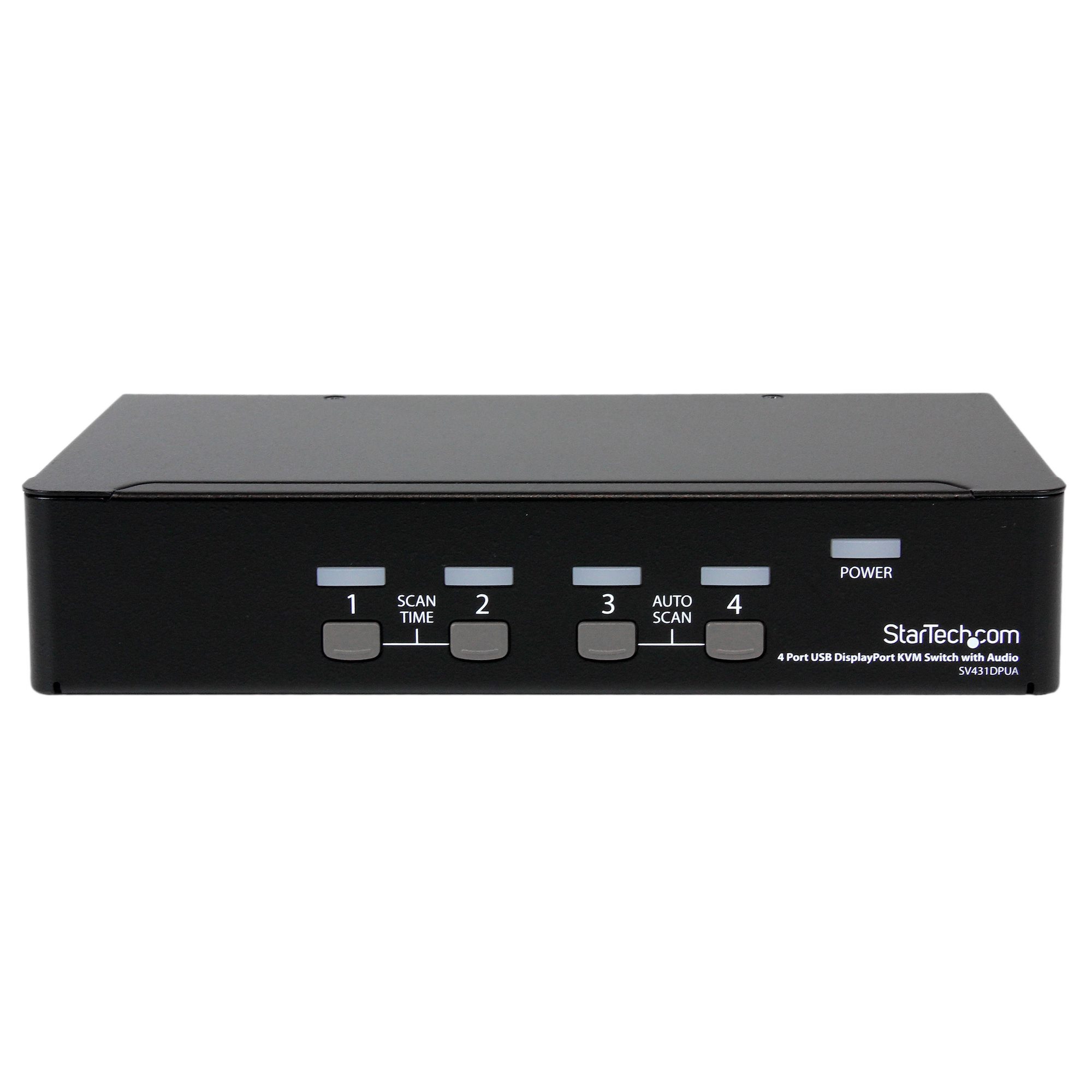 4 StarTech SV431DPUA StarTech.com 4 Port USB DisplayPort KVM Switch with Audio 