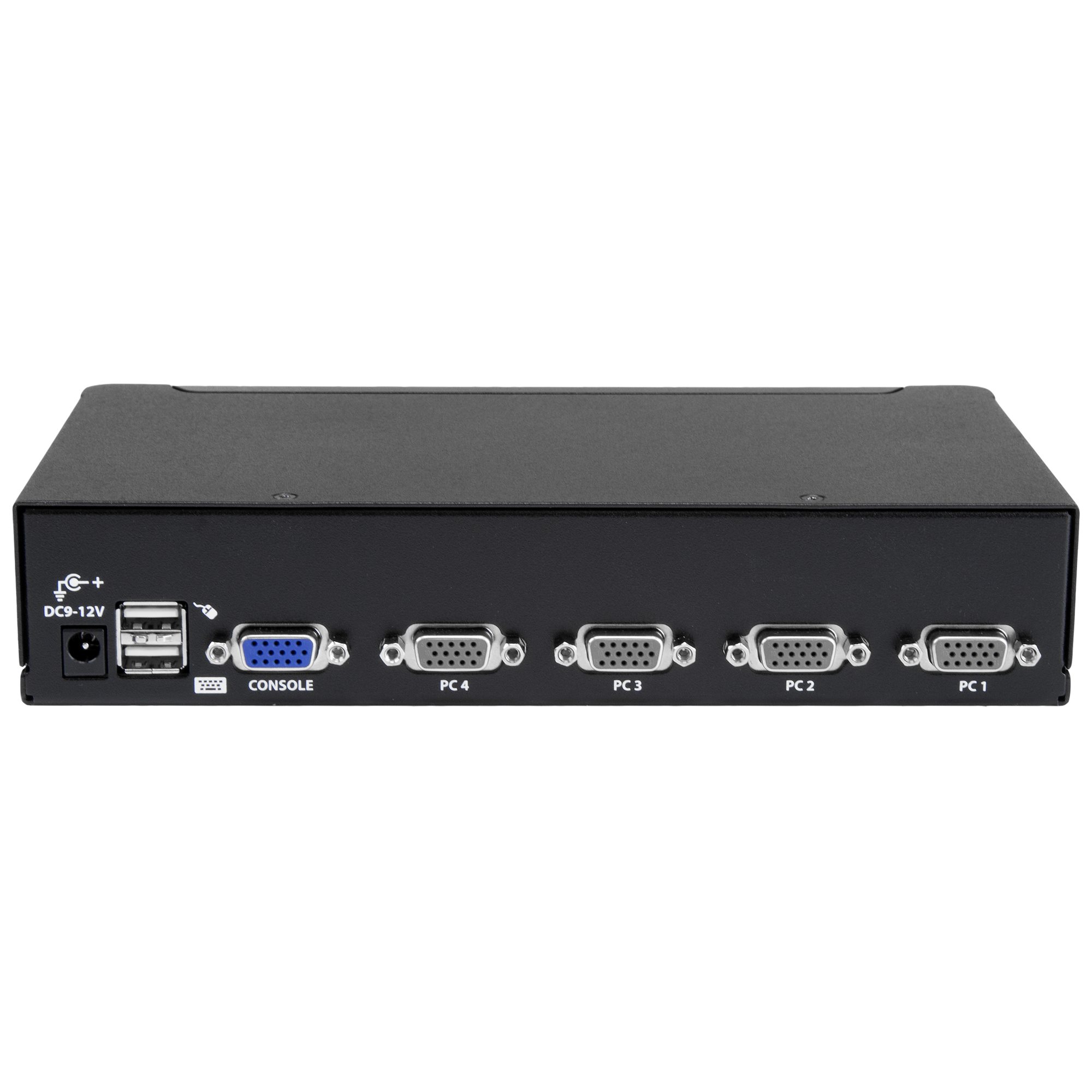 4 Port 1U Rackmount USB PS/2 KVM Switch with OSD - TAA