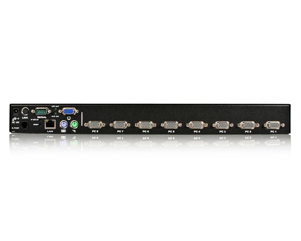 StarTech.com Commutateur KVM PS/2 USB 8 ports 1U empilables sur rack avec  OSD sur