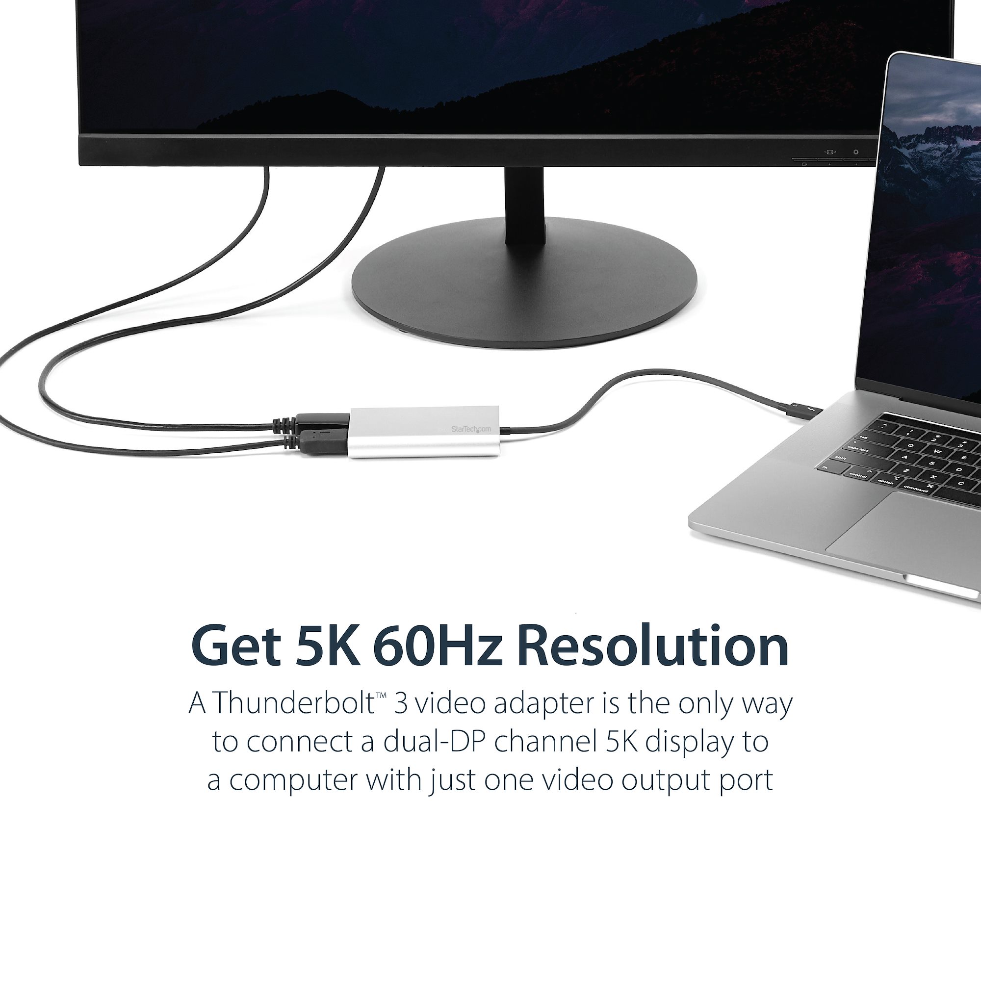 Thunderbolt 3 - デュアルDisplayPortアダプタ - 4k, 60 Hz | ビデオ