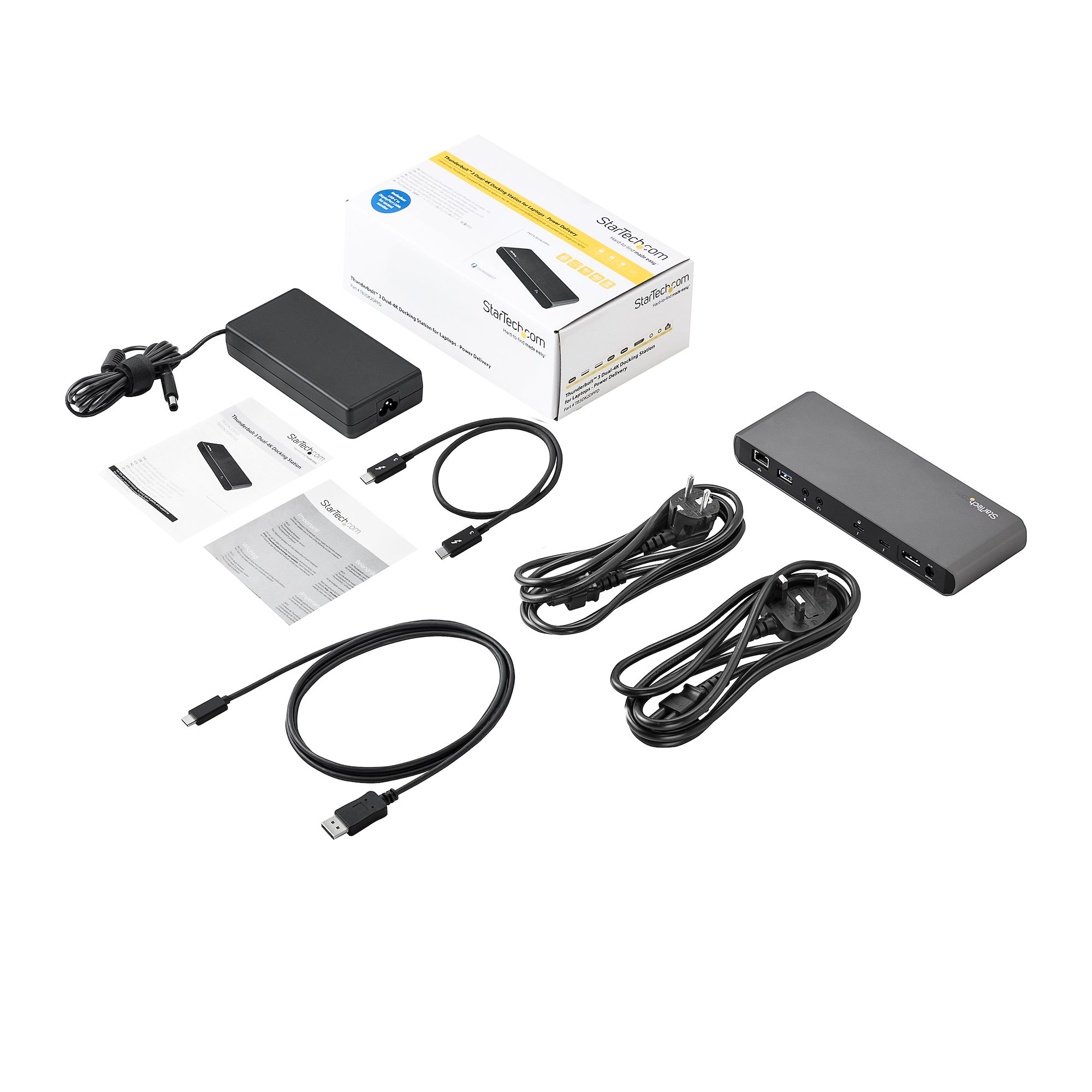 Thunderbolt 3 Dock - Dual 4K DP - 85W 