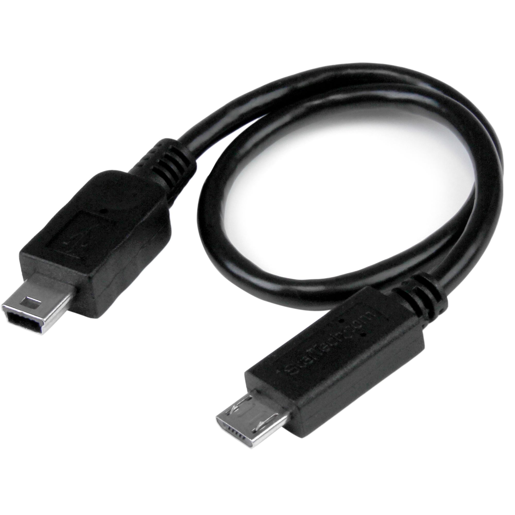 8in Micro to Mini USB OTG Cable M/M Adapters 2.0) | StarTech.com