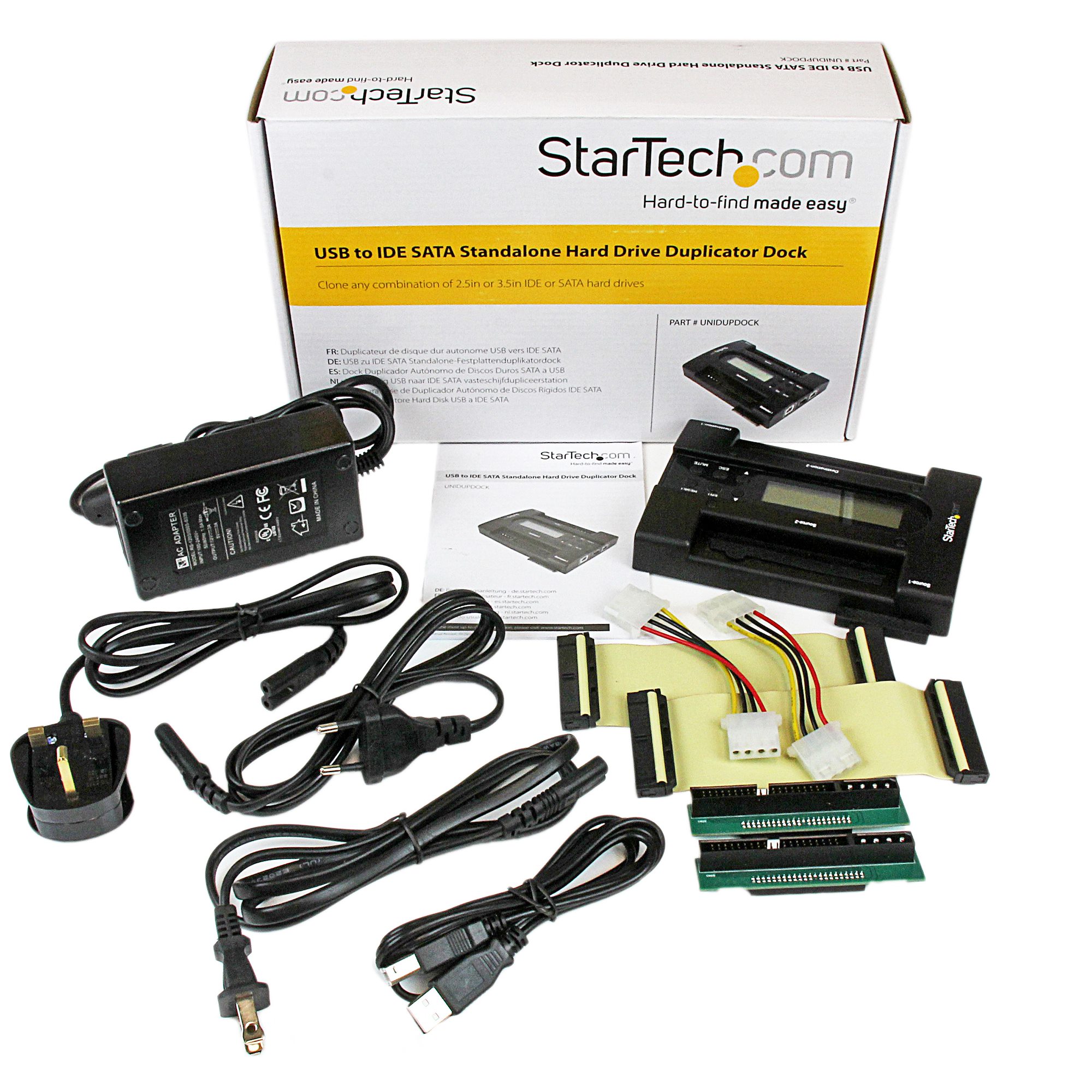 Station D'accueil USB Pour Disque Dur SATA/IDE - Double Emplacement, Copie One Touch, Compatible 2.5"/3.5"