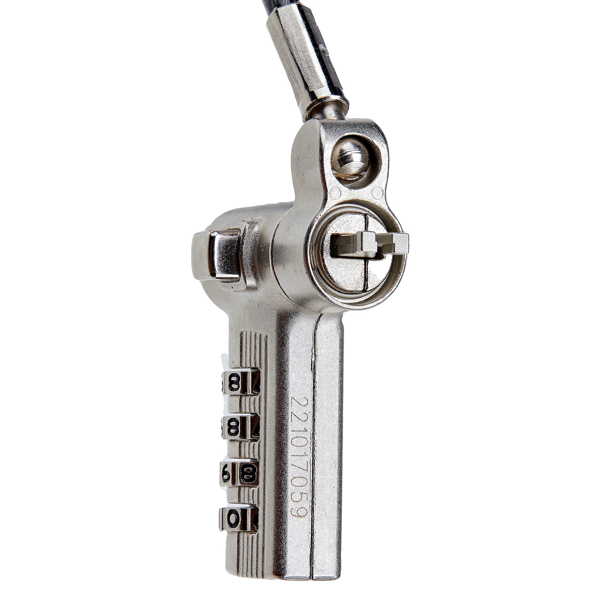 セキュリティ xicunyihong93 セキュリティーワイヤーロック／2m／4桁ダイヤル錠／標準