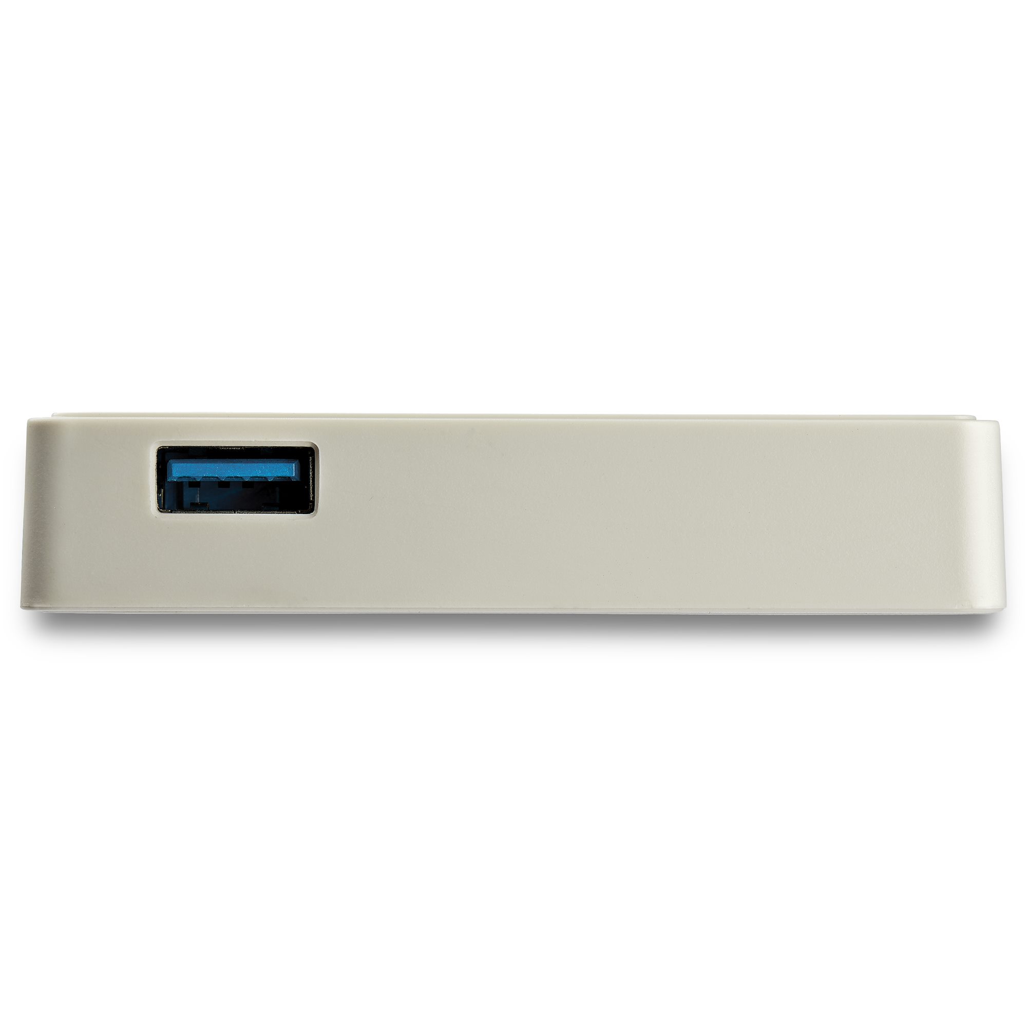 Adaptateur USB-C vers Gigabit Ethernet avec port USB-A - Adaptateur Réseau  Blanc 1Gbps NIC USB 3.0/3.1 Type C - 1GbE USB-C RJ45/LAN TB3 Compatible