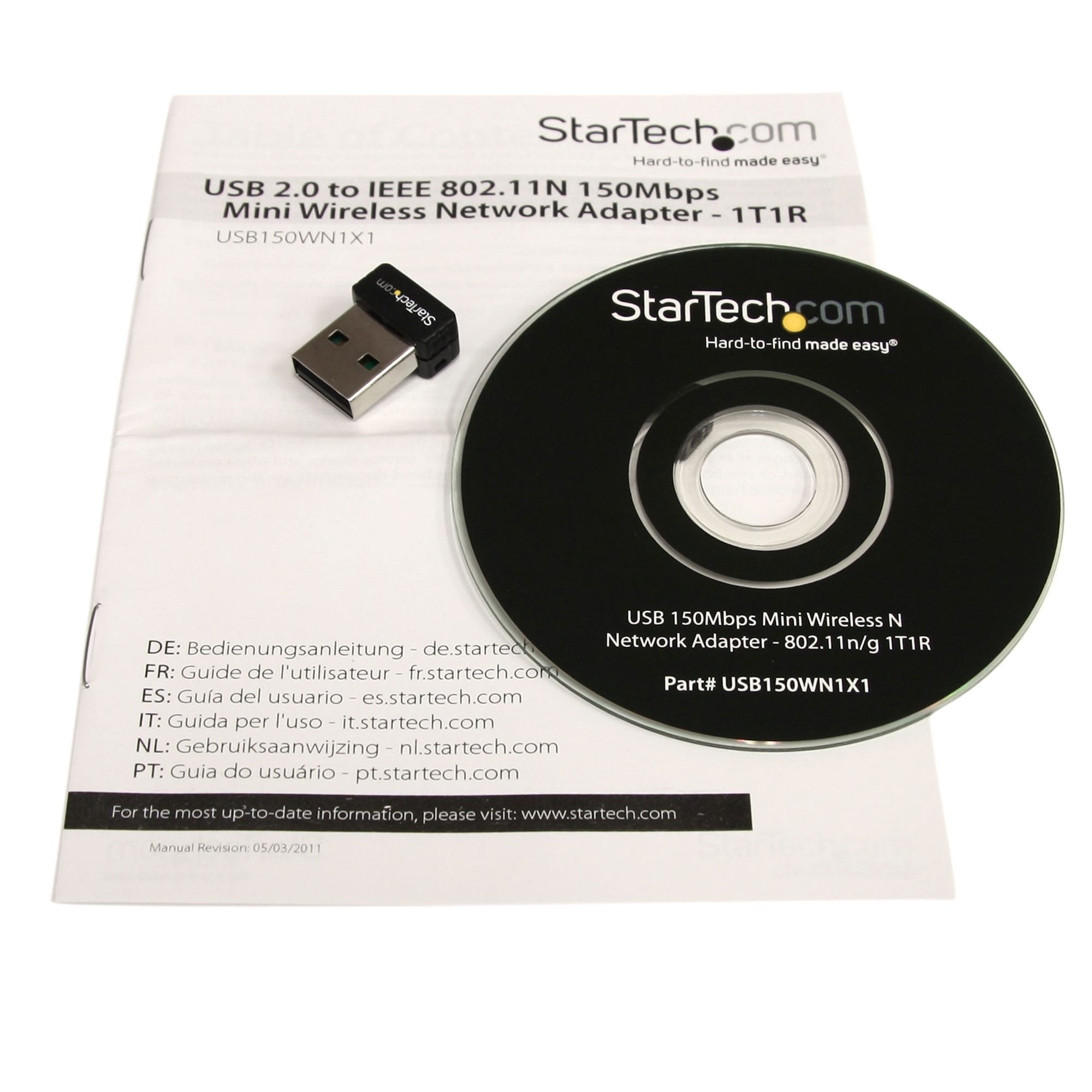 USB Mini Wireless N Adapter - Network Adapters | StarTech.com
