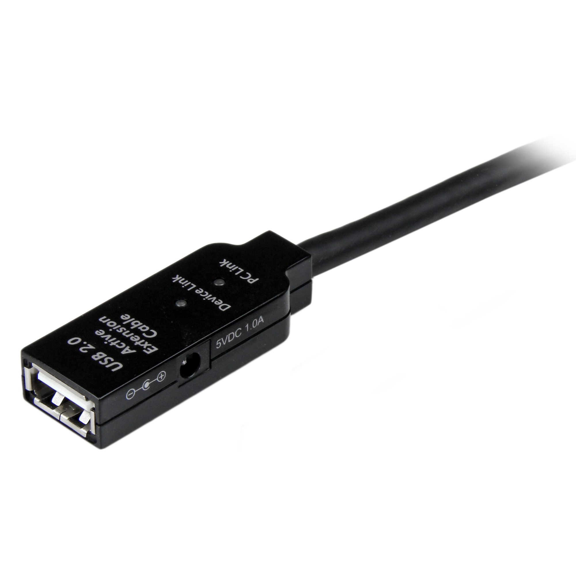Mouchao Cable de Cable de Adaptador de Conector Macho de extensión USB 2.0 Macho a Macho Negro 