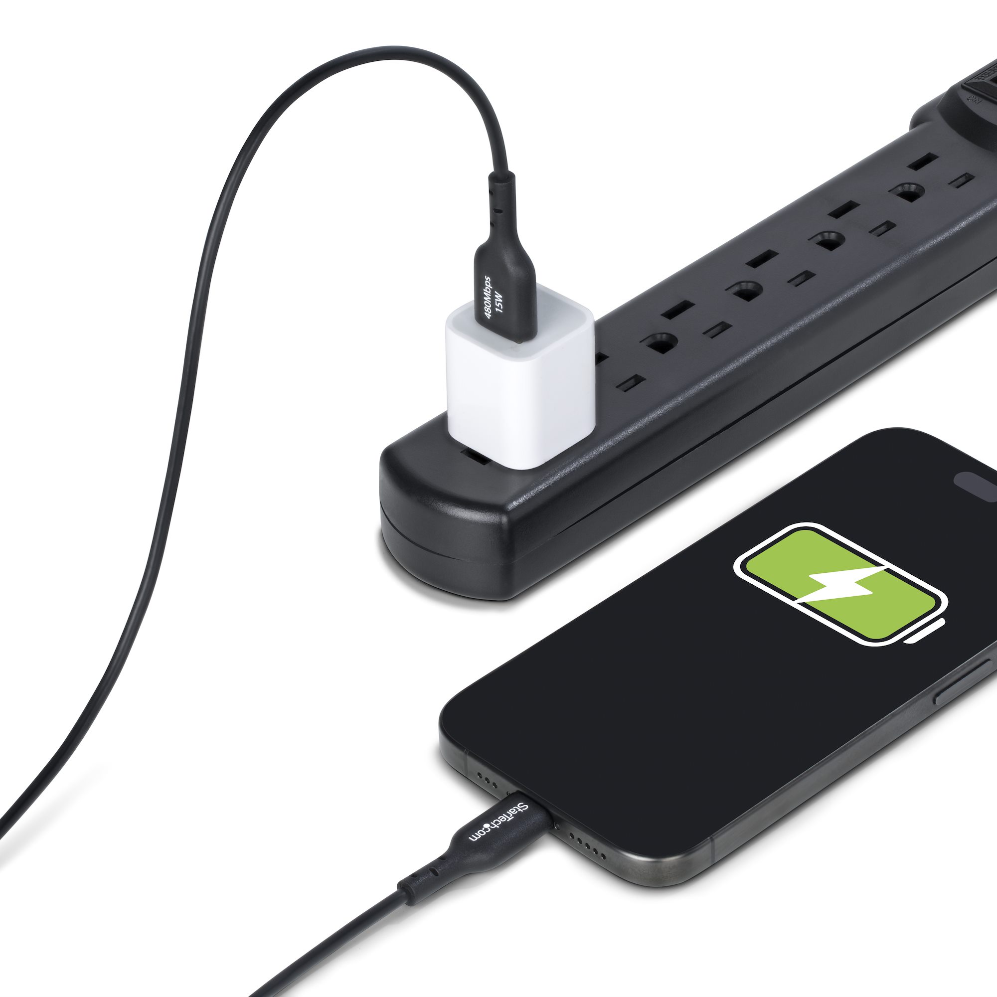 USB-A - USB-Cケーブル／2m／USB 2.0／Type A to Type-C／3A／オス