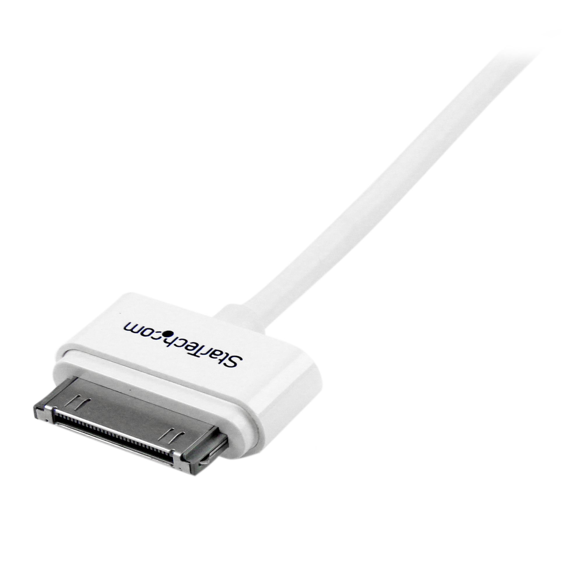 1m Apple® Dock to USB Cable - 30-pin Dock Connector for iPod, iPhone and iPad | StarTech.com