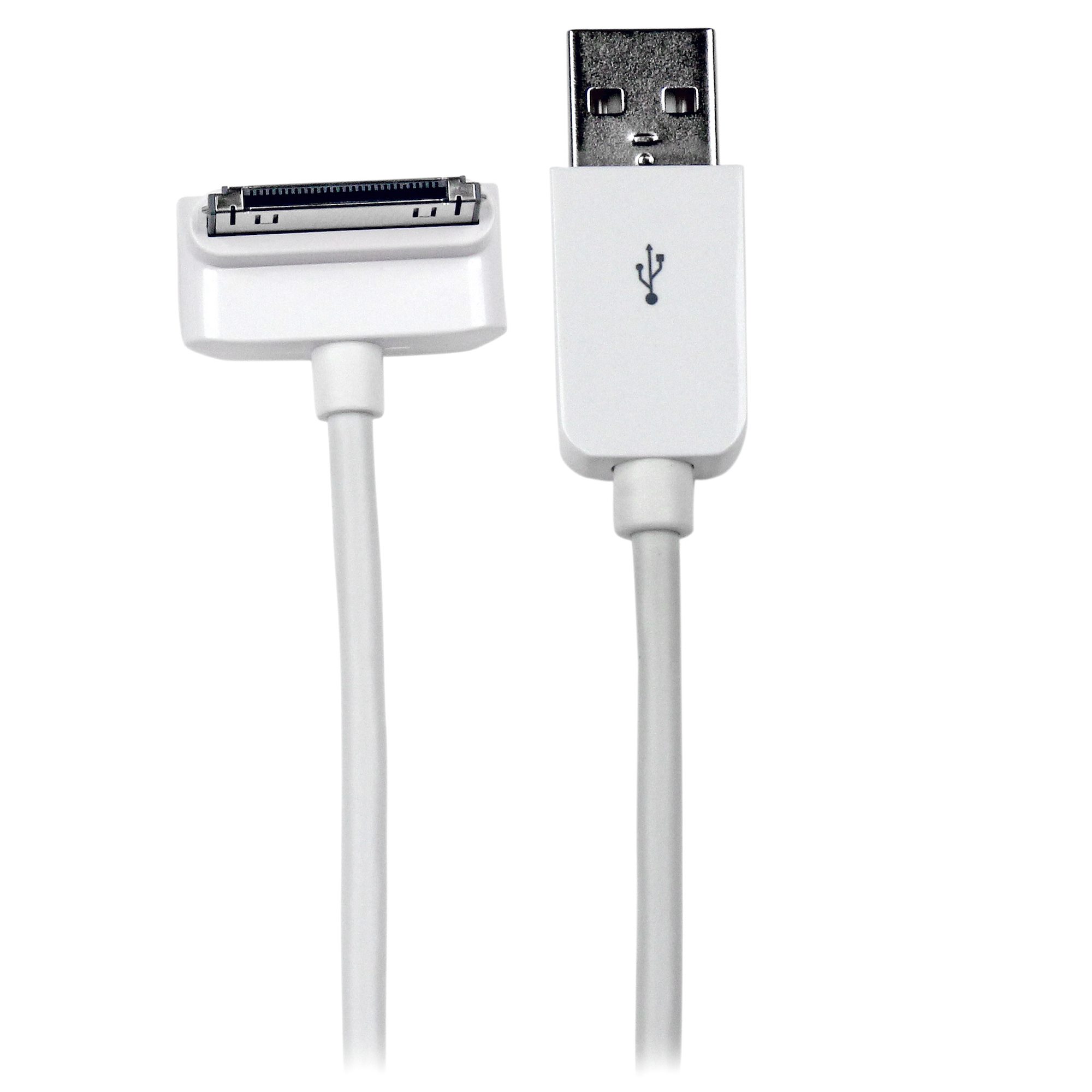 Arábica grandioso Venta ambulante 2m Apple® 30-pin Dock to USB Cable - 30-pin Dock Connector Cables for iPod,  iPhone and iPad | StarTech.com