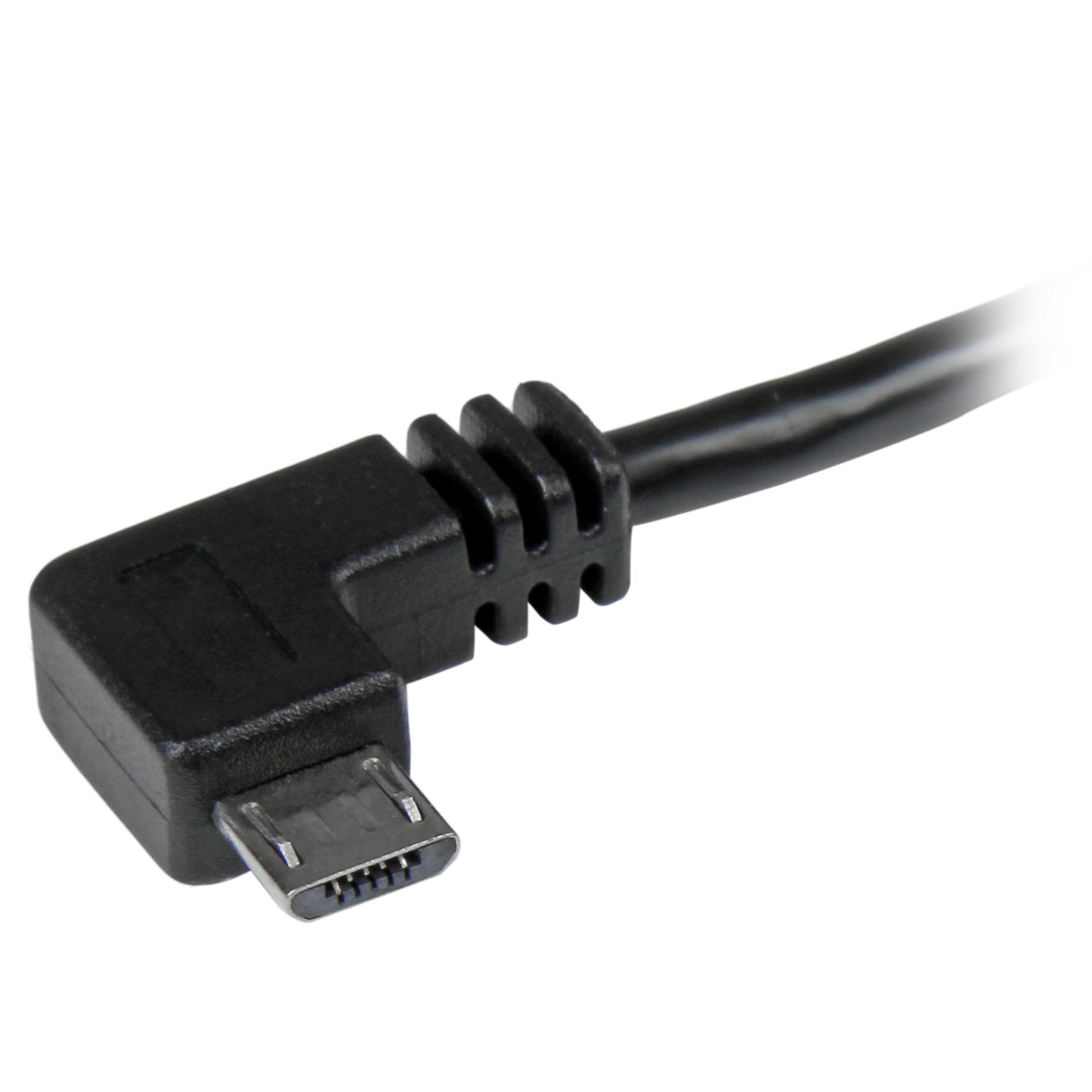 5M 3M Up Down Left Right Angled 90 Degree USB Micro USB Male to