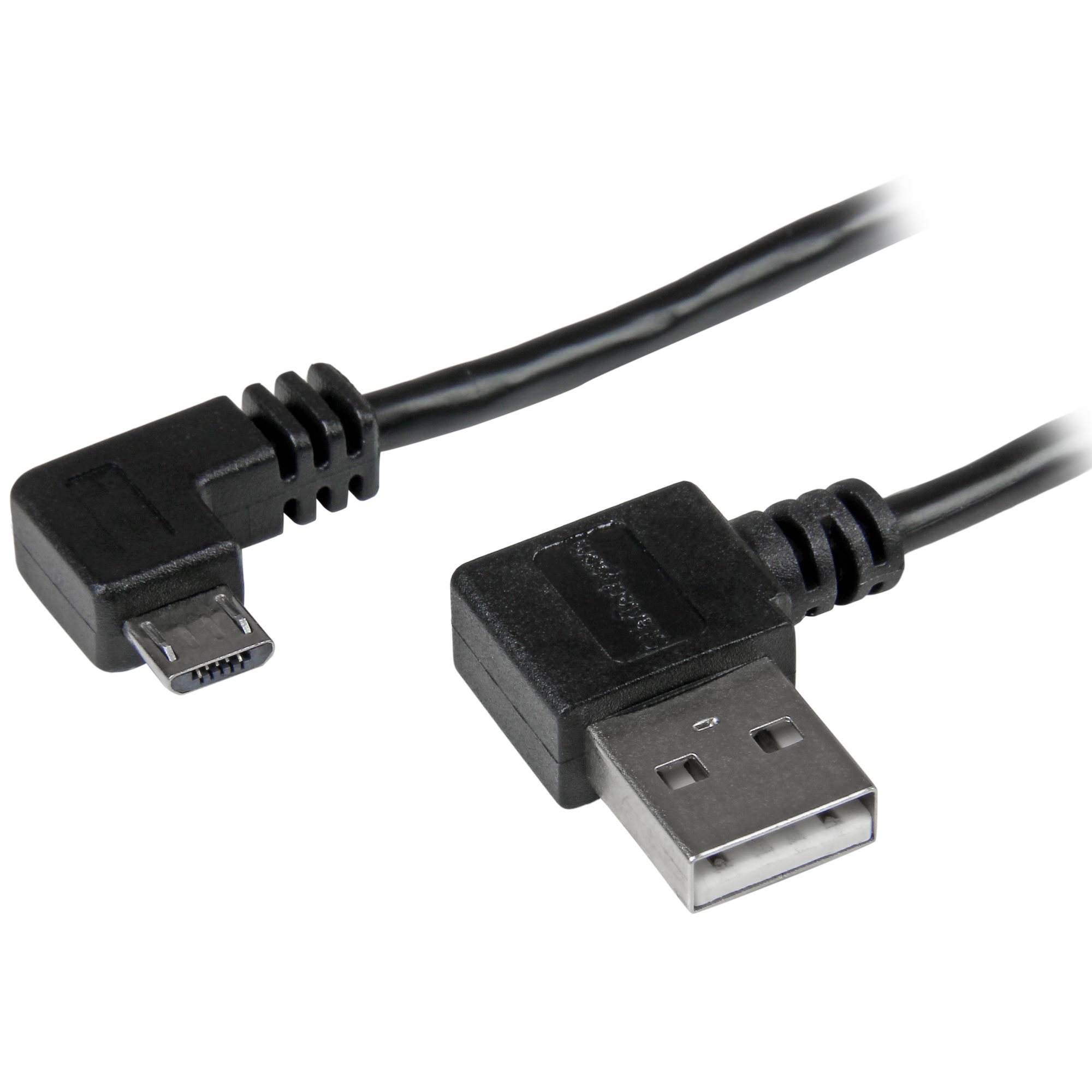 2m 6 ft Right Angle Cable - Micro USB