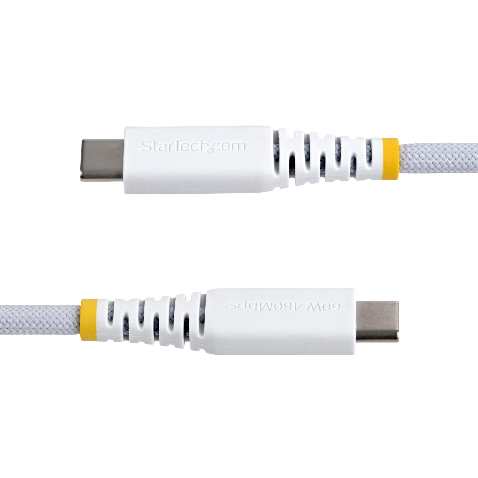 RAVIAD Cavo USB C USB C [2Pezzi 50CM], 60W Cavo USB Type-C PD 3A Ricarica Rapida Nylon Intrecciato Cavo iPhone 15 per iPhone 16 15 Pro Max, Samsung Galaxy S23 S22 S21