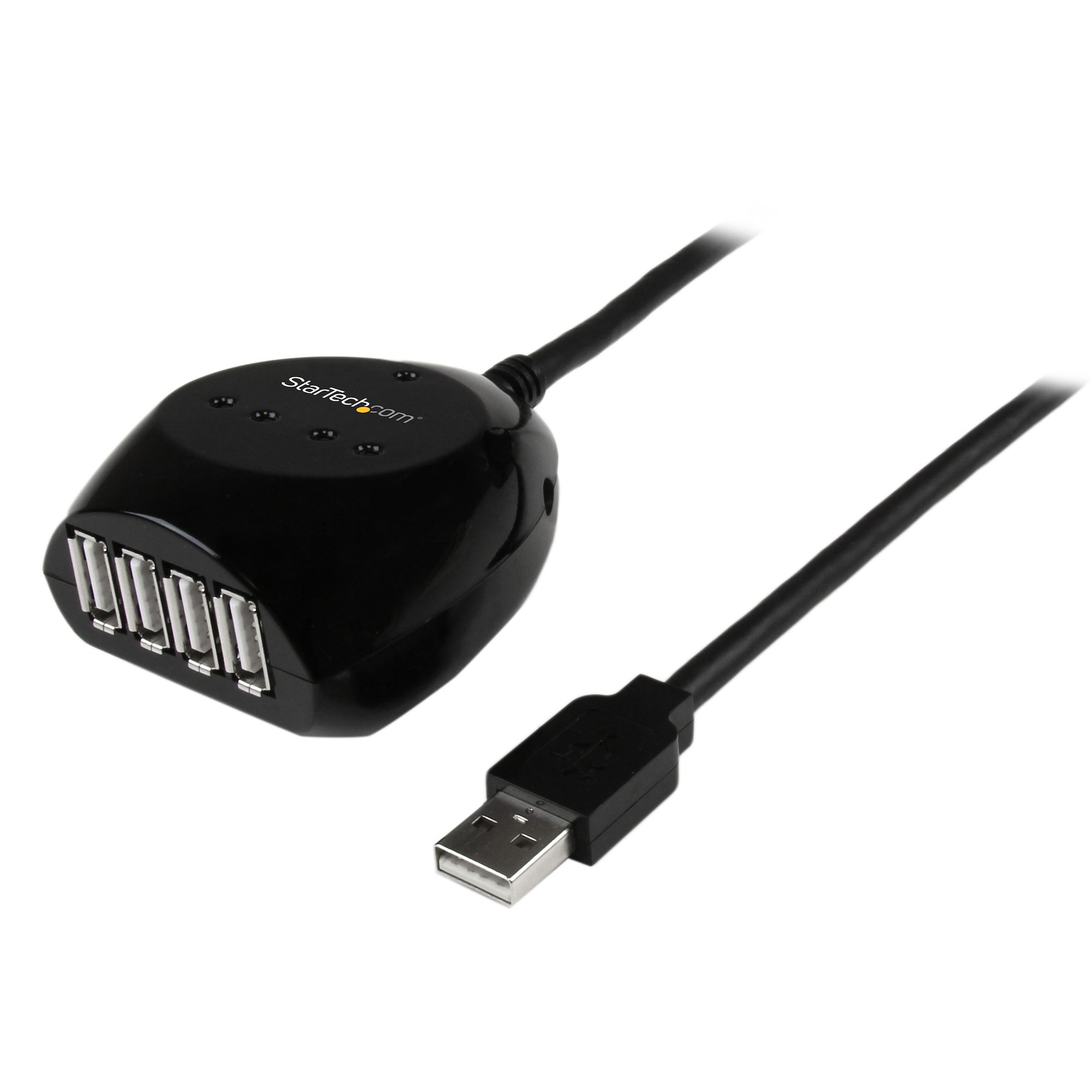 Hub 10 Porte USB 2.0 con Alimentatore 5V 3,5A Colore Nero