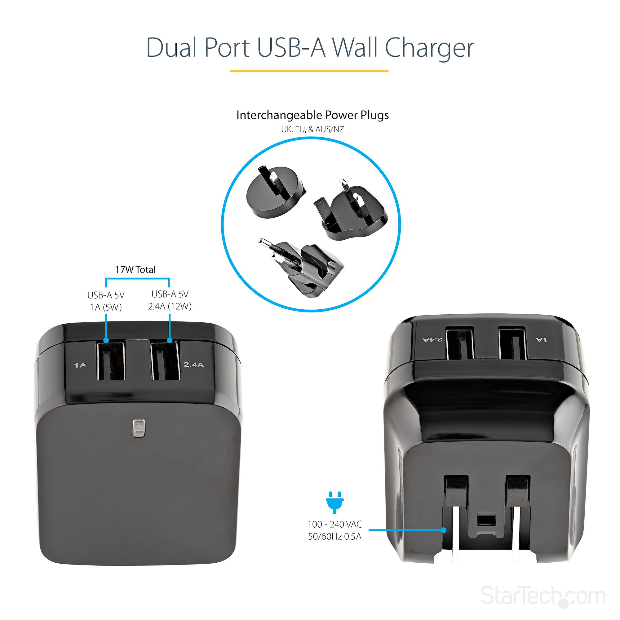 Chargeur Adaptateur Universel 4 ports USB –