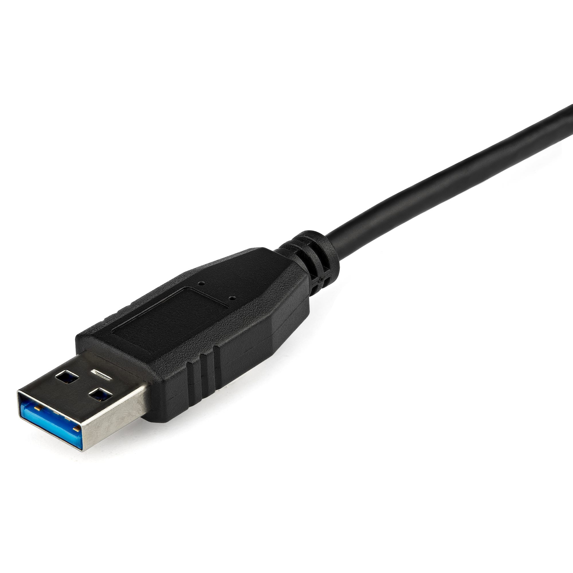 BLACK STARTECH.COM USB31000SPTB USB 3.0 GIGABIT ETHERNET ADAPTER WITH USB PORT 